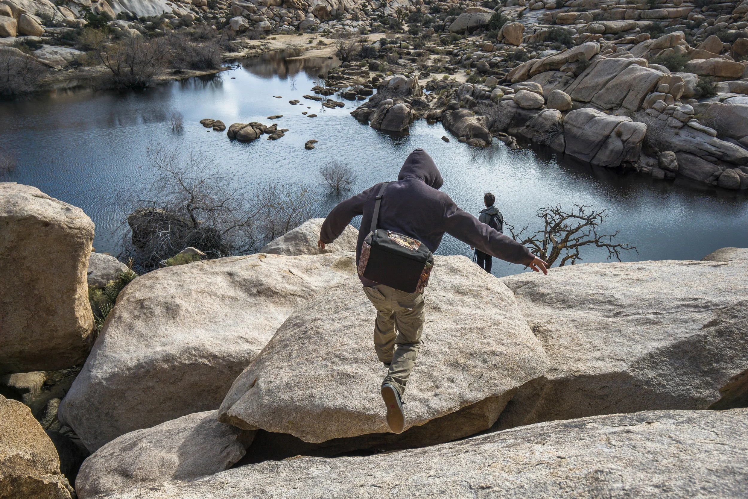 One of the best aspects of Joshua Tree is the huge amount of non-technical climbing routes. There's a variance of climbing for every skill level.