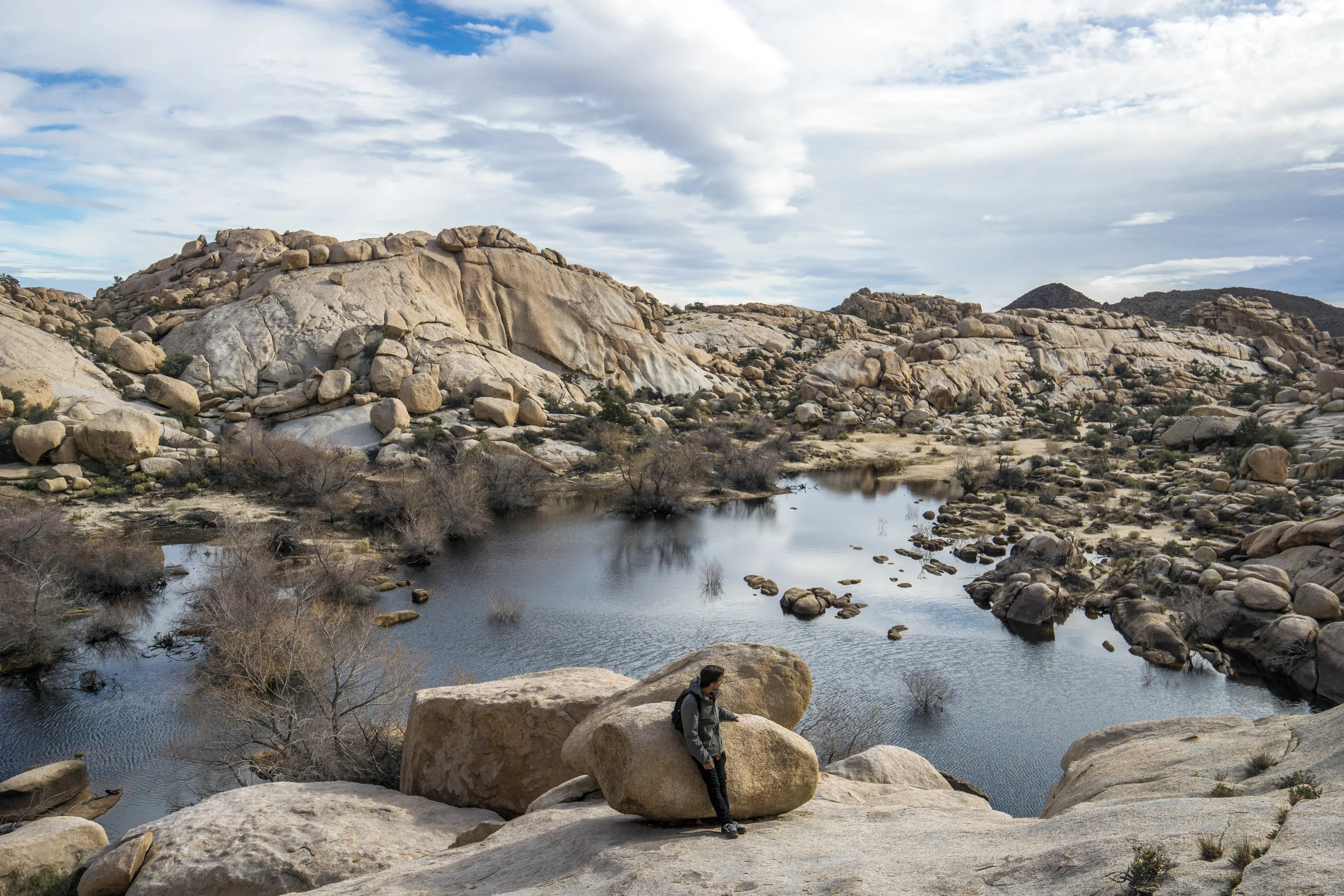 A quick break to soak in our fleeting birds-eye view is well worth it.