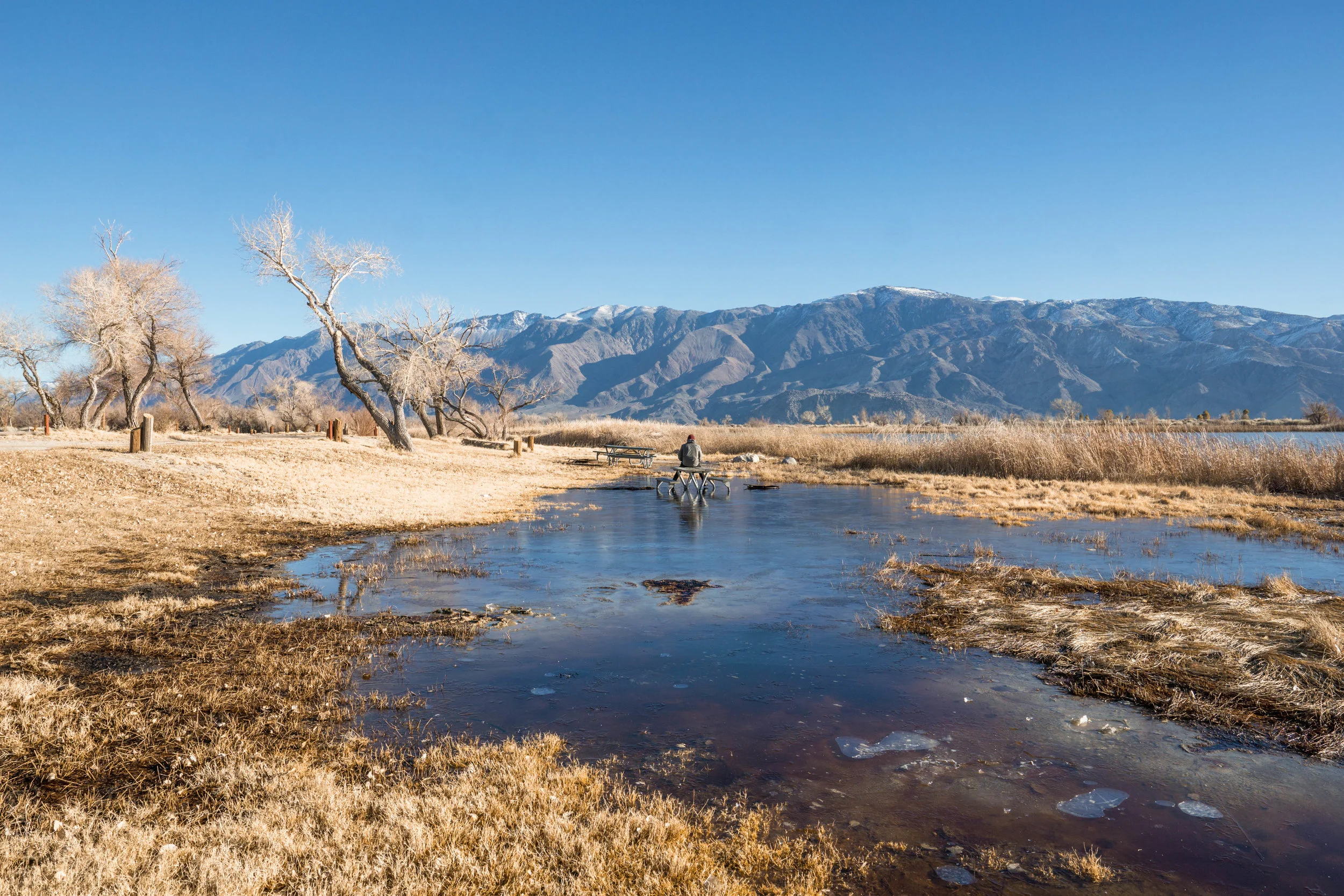To get an idea of how flooded it was, this area encompasses 3 different campsites.
