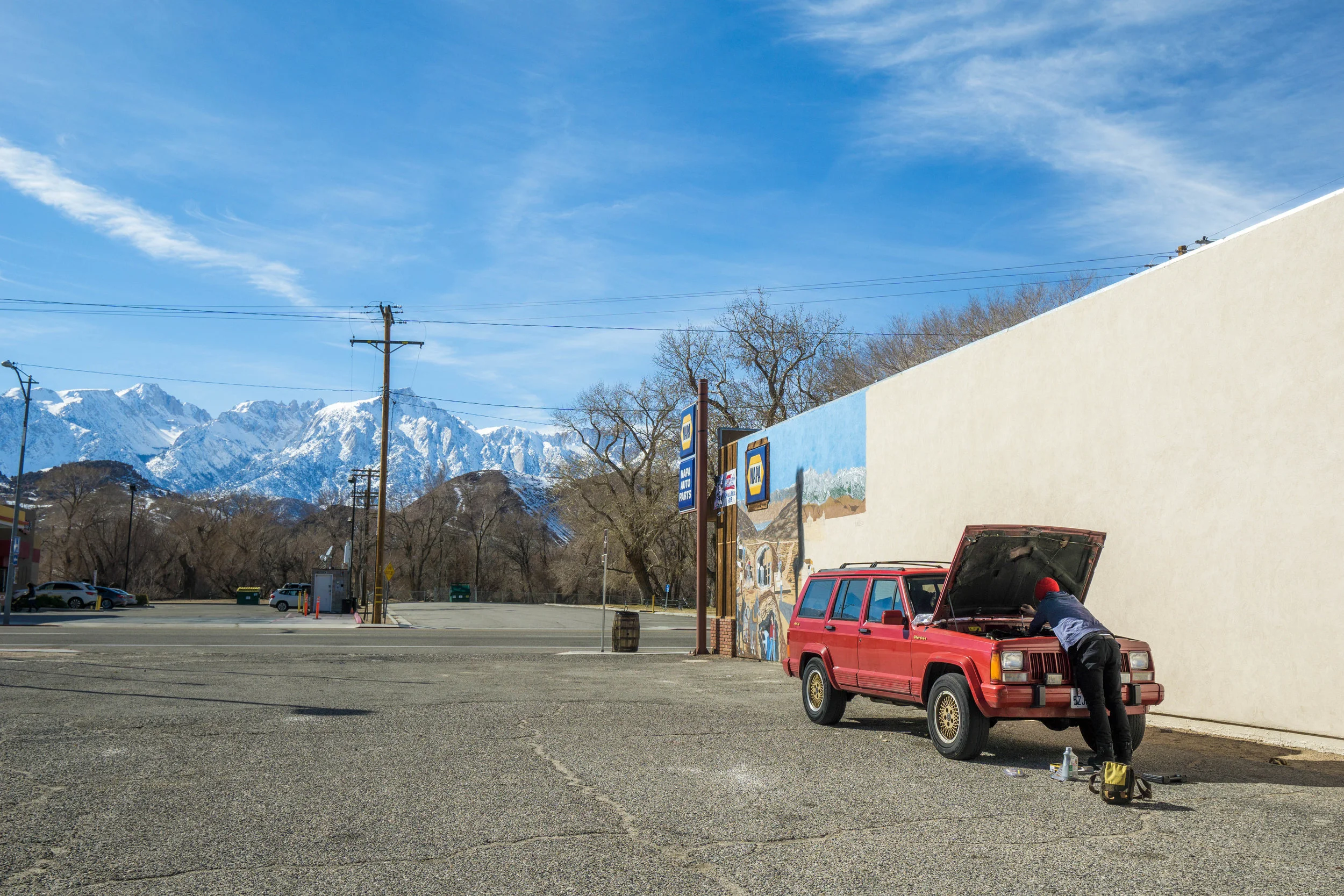 We didn't know it at the time, but Sputnik ended up having a blown camshaft; this caused us to have no torque & painfully slow speeds uphill. All the while being 300 miles from home.