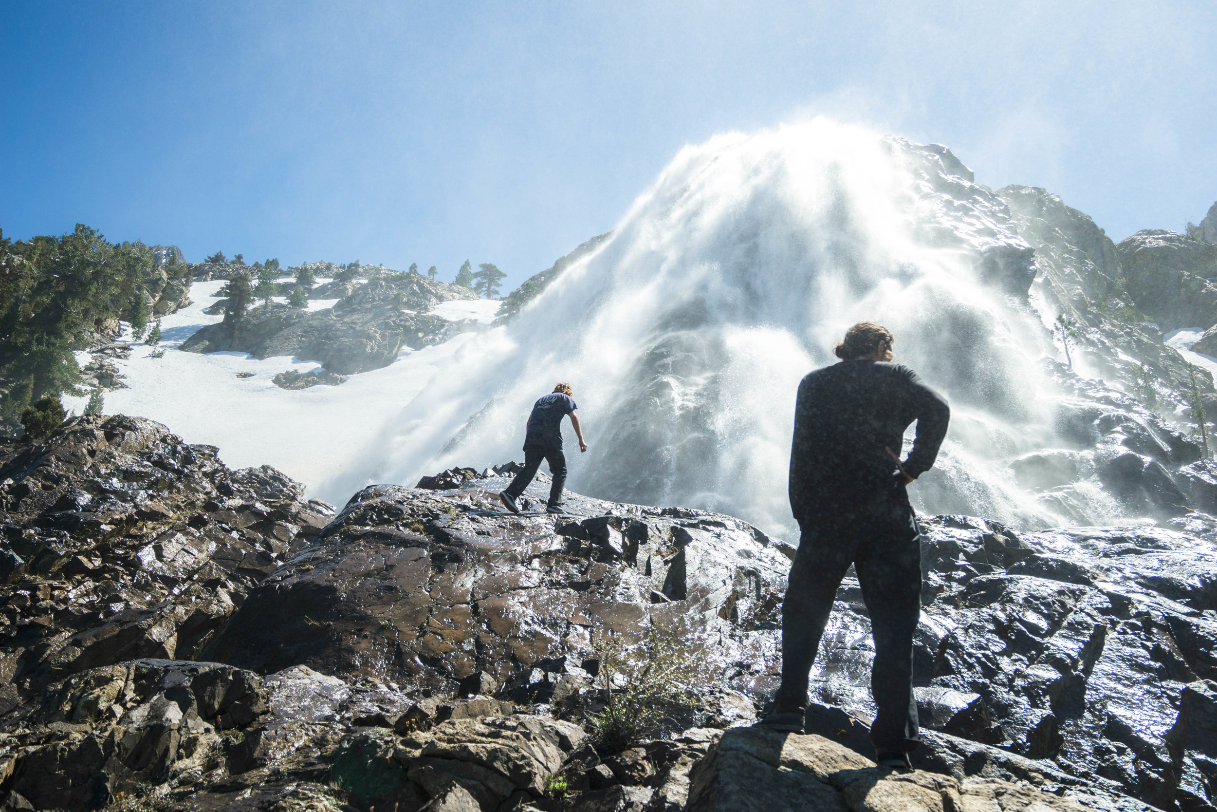 While probably not the smartest thing, getting this close to the falls was a sensational feeling.