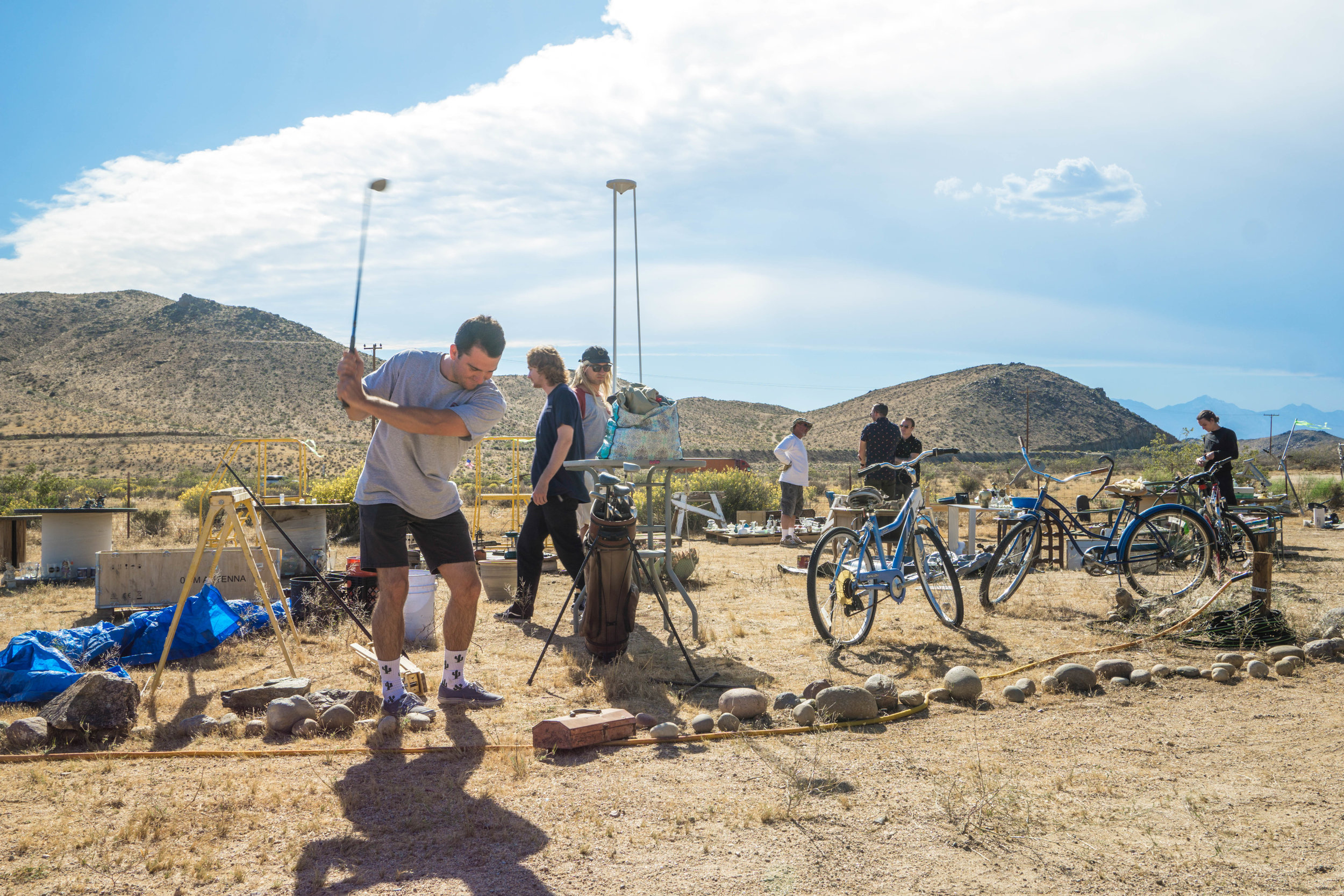 Four! The raddest finds are in the middle of nowhere. Heading south on Hwy. 395 we spot a roadside yard sale & couldn't resist checking out its corky trinkets. See you next Misadventure comradres!