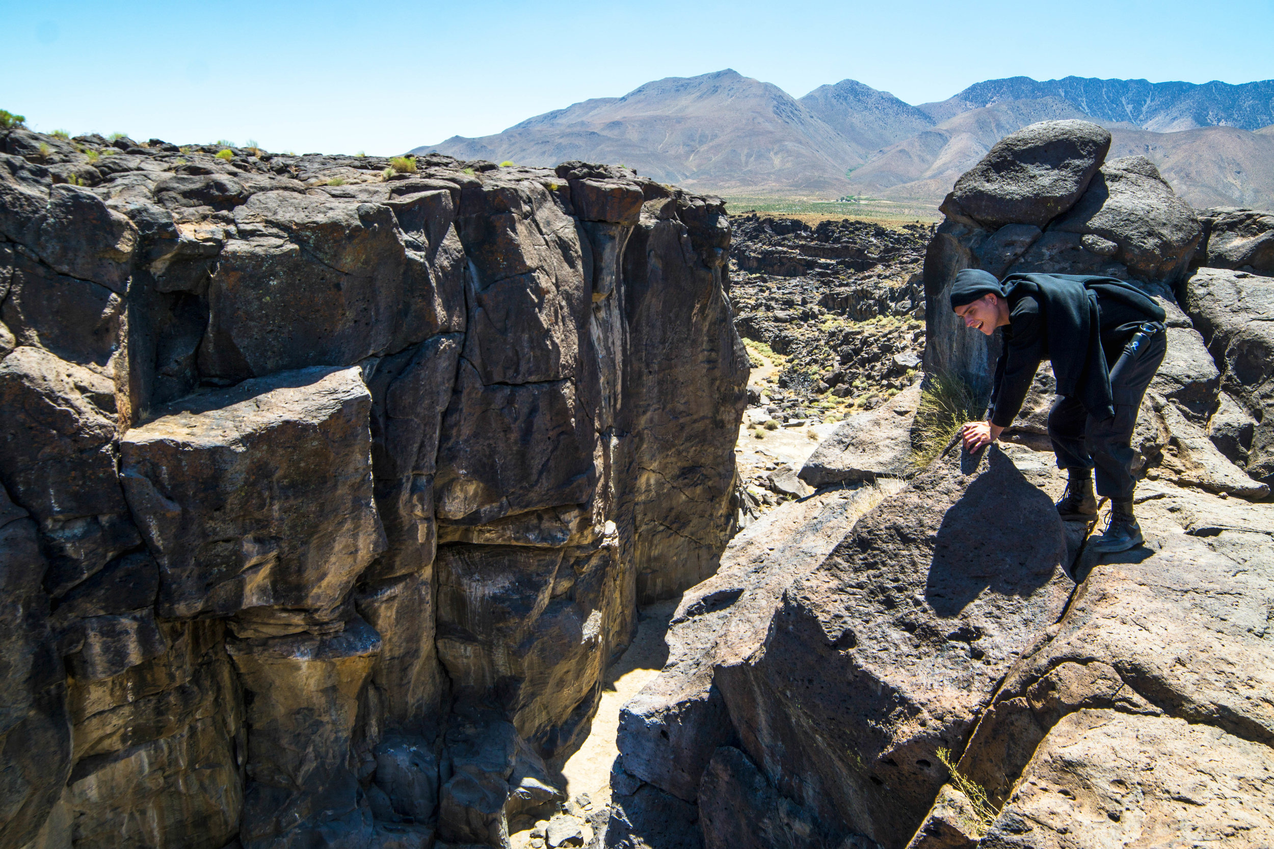 From the volcano we journey over to the lava canyon, as we sweat bullets in triple digit heat.