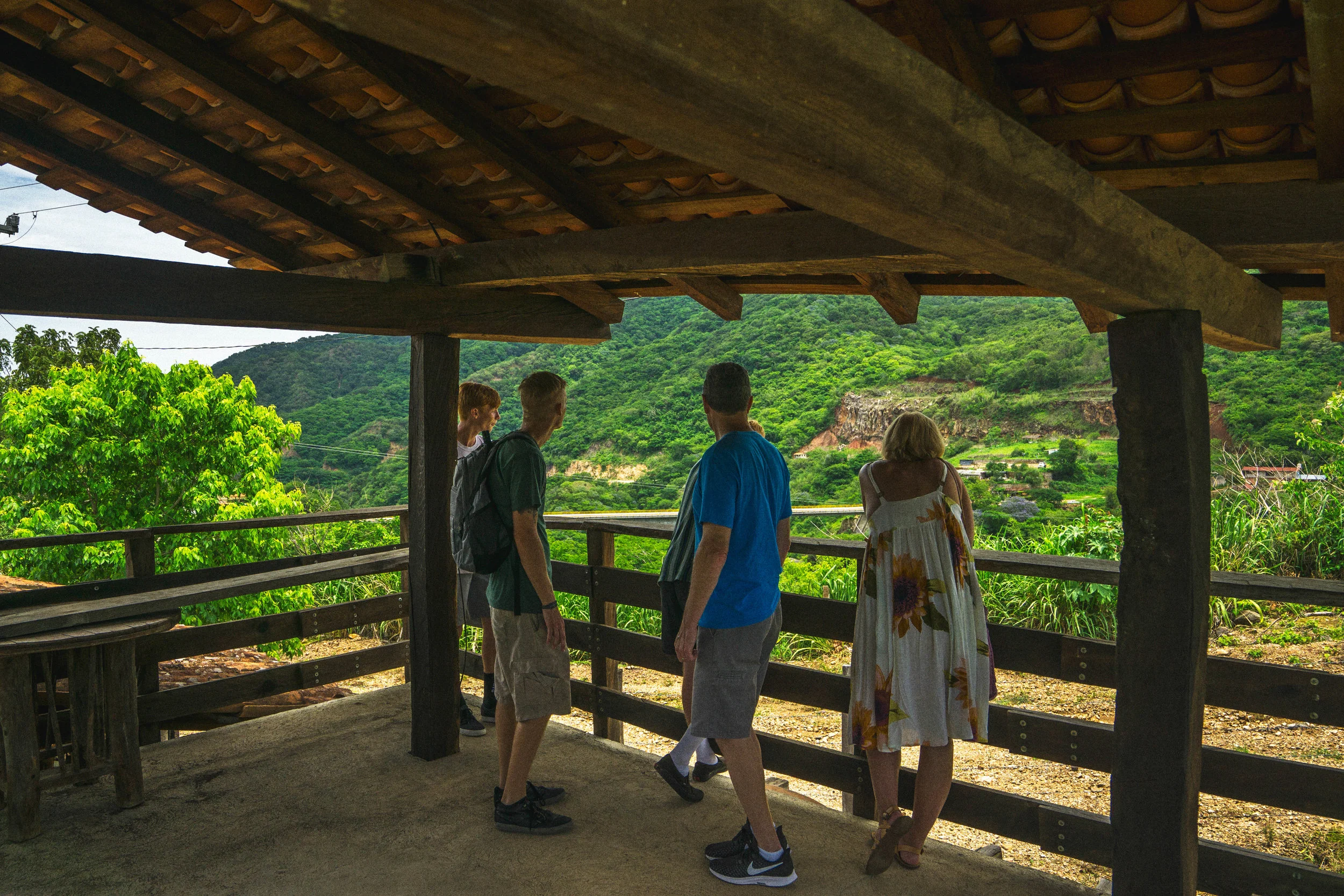 The tavern felt isolated, in a peaceful way. No other sign of civilization besides the road we arrived on.