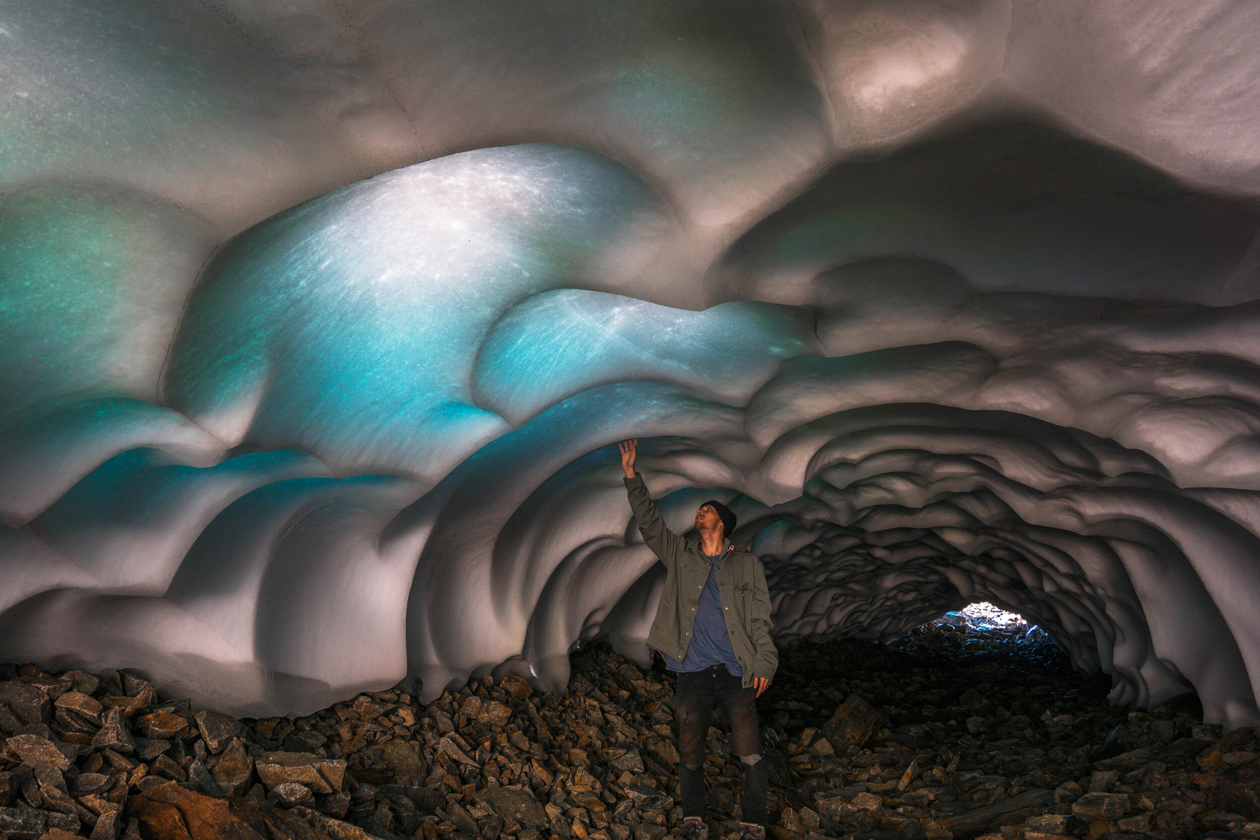 We never knew ice caves even formed in the Sierra Nevada Mountains. Its honestly impossible to describe how rad it was.