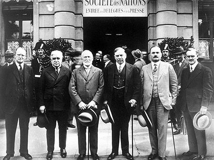 Formation of the League of Nations (today the U.N.) changed the world forever.