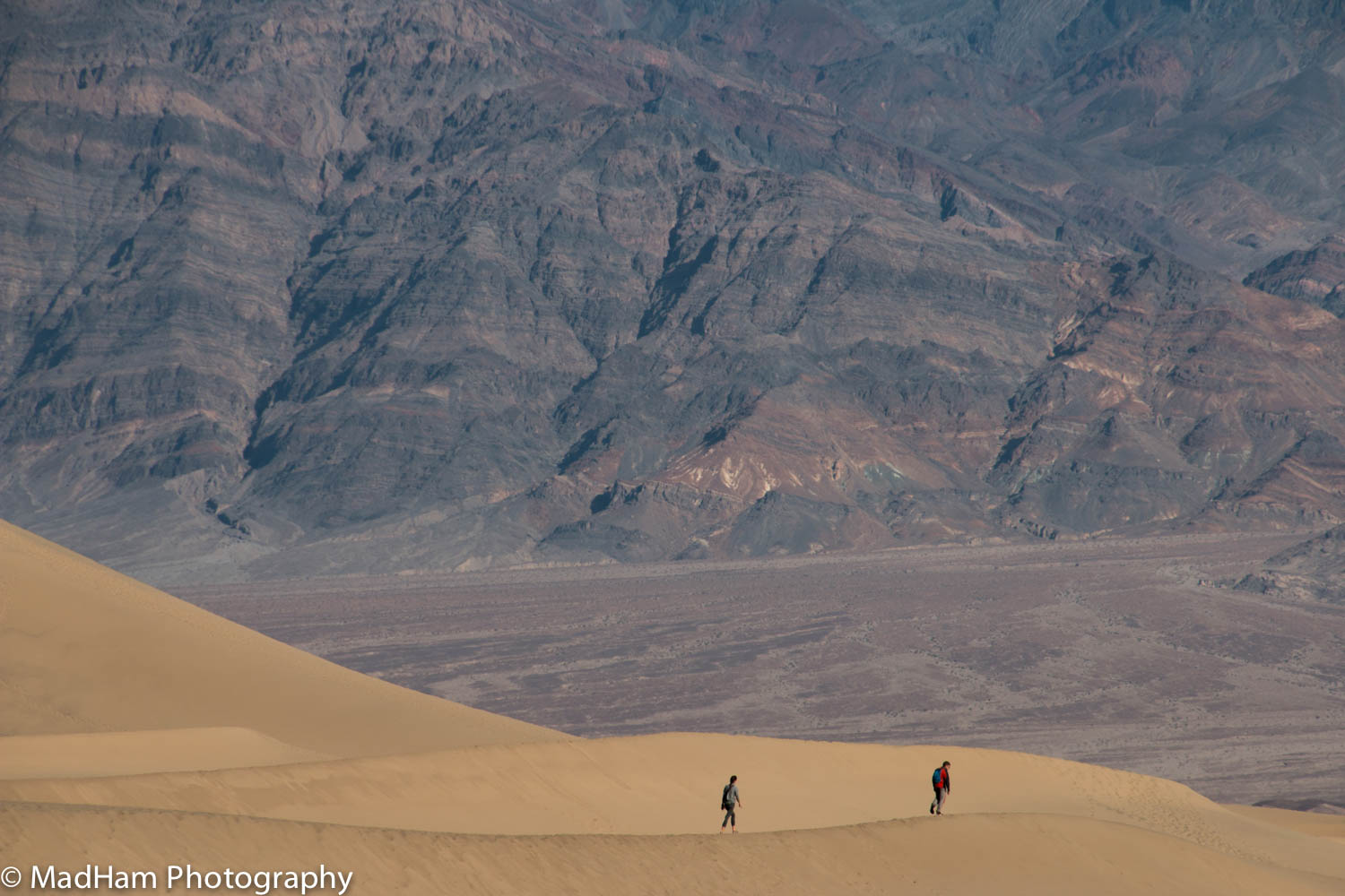 Hiking Death Valley Dunes