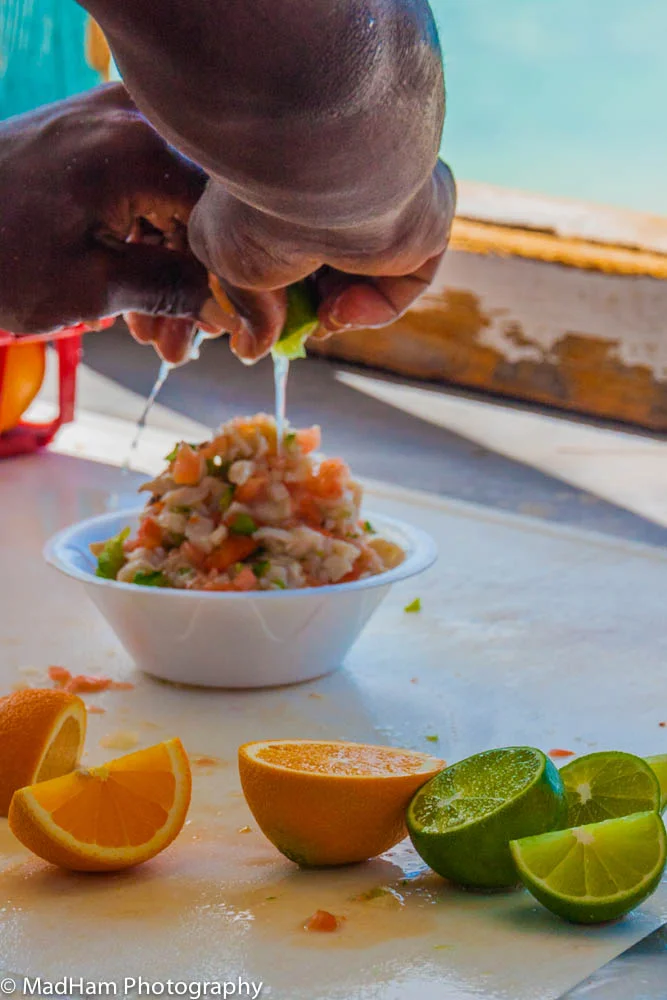 Making Conch Salad