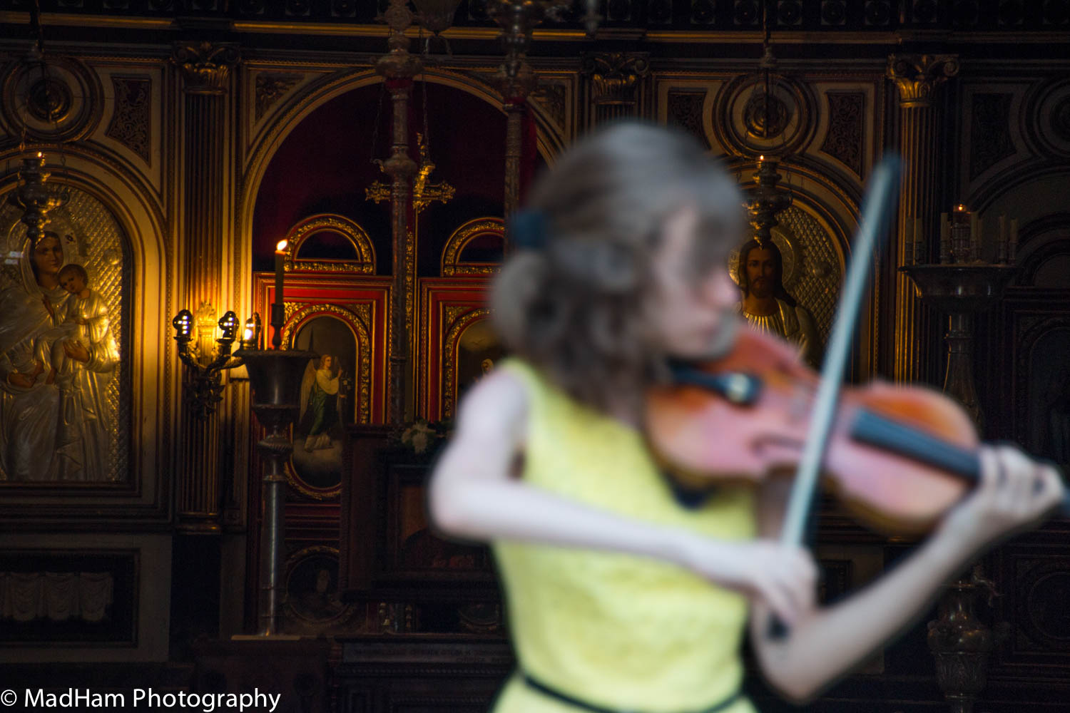 Blurred Violinist