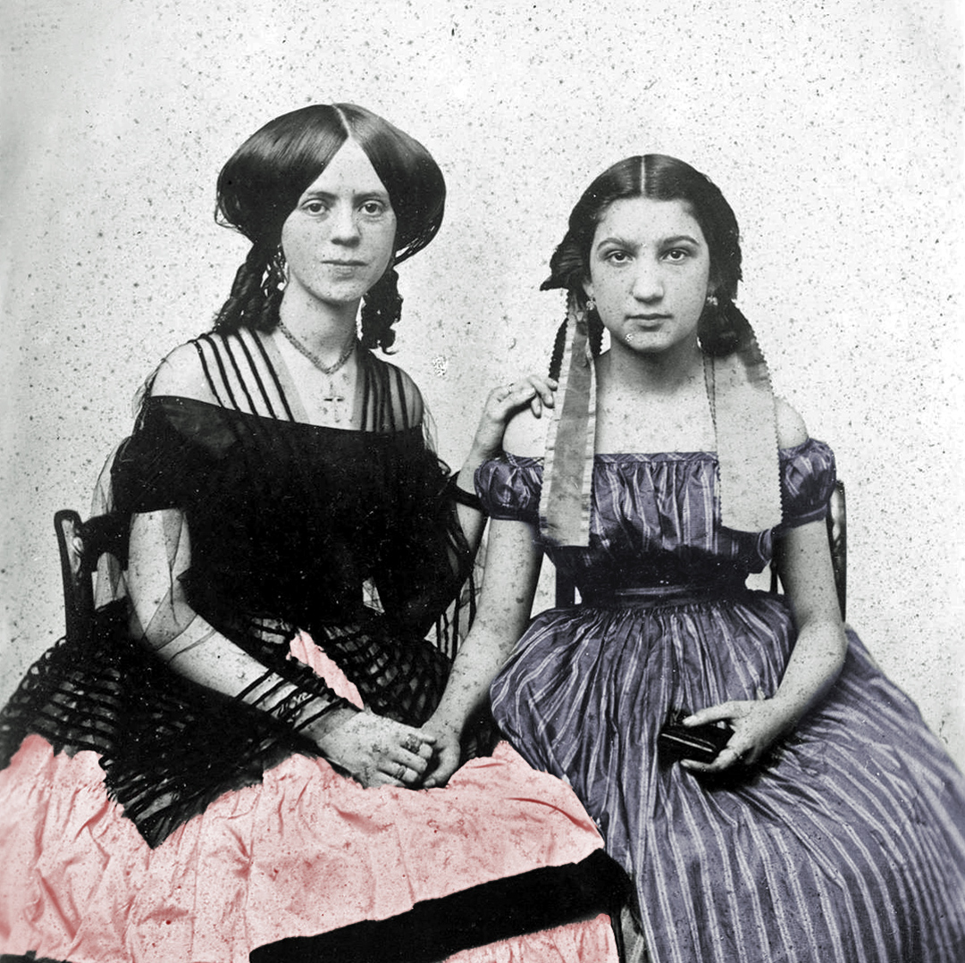 Maria de Jesus Wilson and Medora Hereford. Medora (right) was the sister of the second wife of Benjamin Davis Wilson. Maria was Wilson’s daughter by his first wife, Ramona Yorba. Both Maria and Medora were aboard the Ada Hancock . Photograph courtesy of the B. D. Wilson Family Collection, Huntington Library