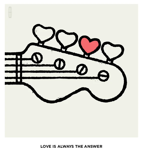 (ABOVE) Illustration published when Aloe Blacc song ("Love Is The Answer") and TV spot aired during the Grammys, connecting real time audiences from the TV spot to the digital content through the #MusicUncovered hashtag using TV-targeting on Twitter. (BELOW) Additional illustrations created to represent the most talked-about 2014 Grammys nominees including Justin Timberlake, Macklemore, Daft Punk and more. 