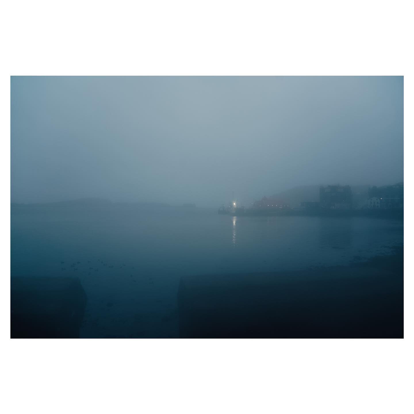 Oban at &ldquo;sunset&rdquo; in November, starring The Fog. 🕯