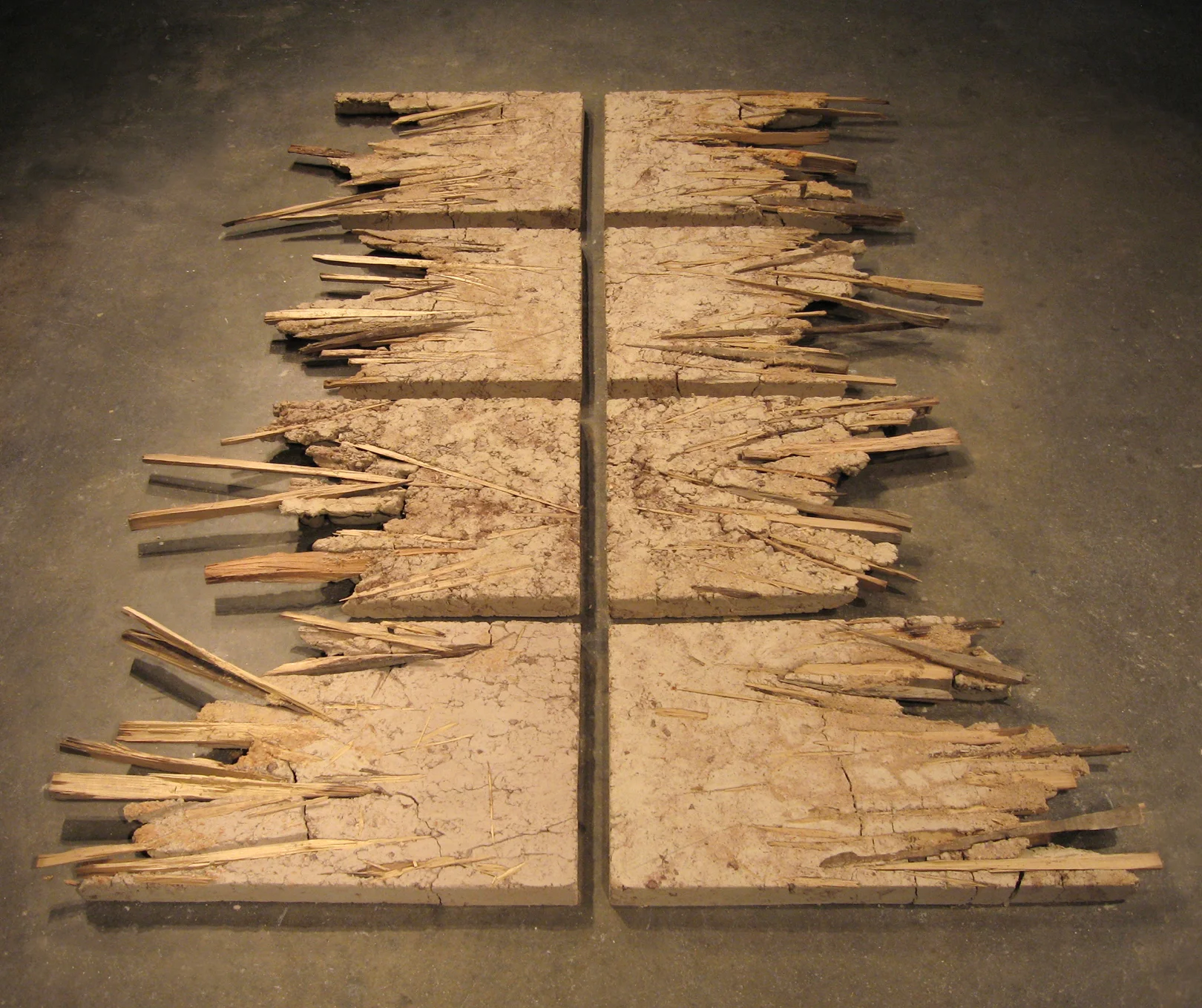 Earthenware Unfired clay, wood SAIC Chicago, 2006