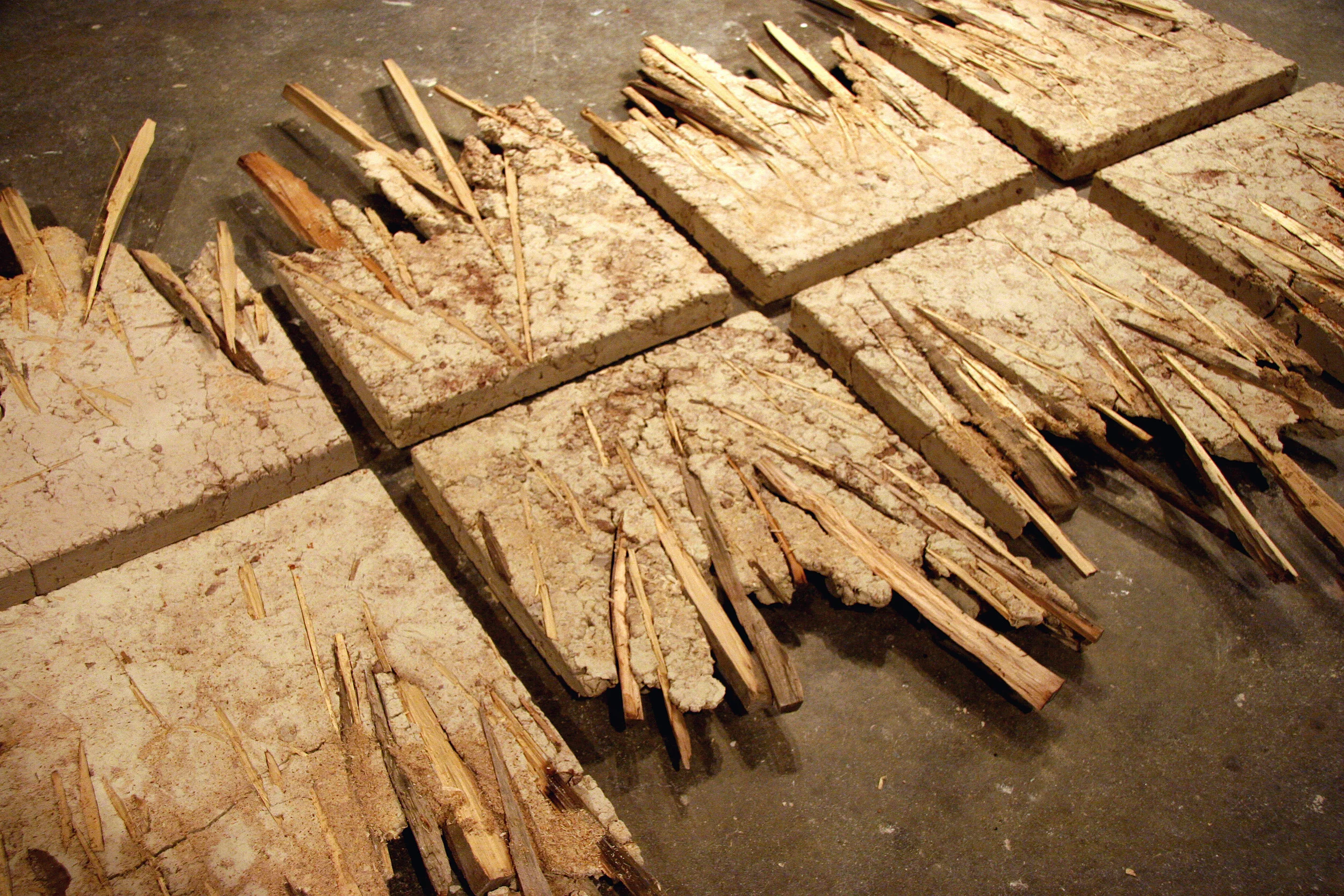 Unfired clay, wood SAIC Chicago, 2006