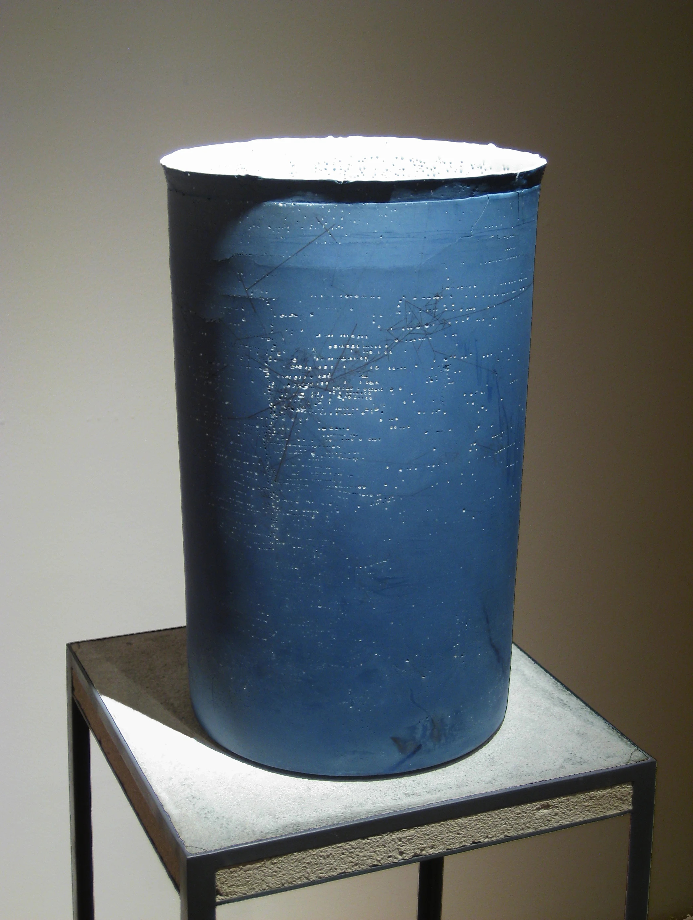 Lumene 3, 2010 cast porcelain, ceramic decals, graphite