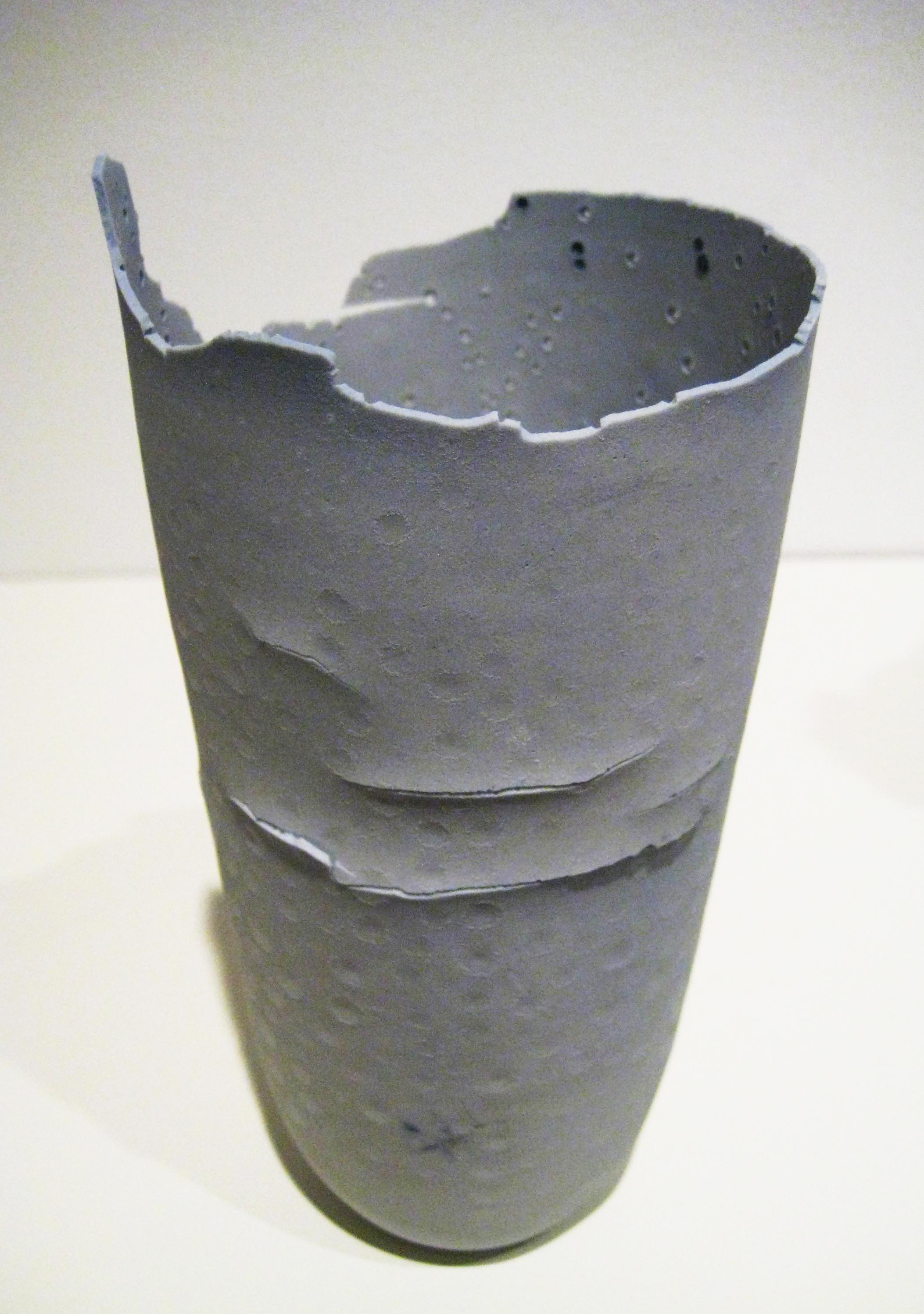 Cast porcelain, ceramic decals from photographs of ink, soluble salts Photo courtesy of Dubhe Carreño Gallery