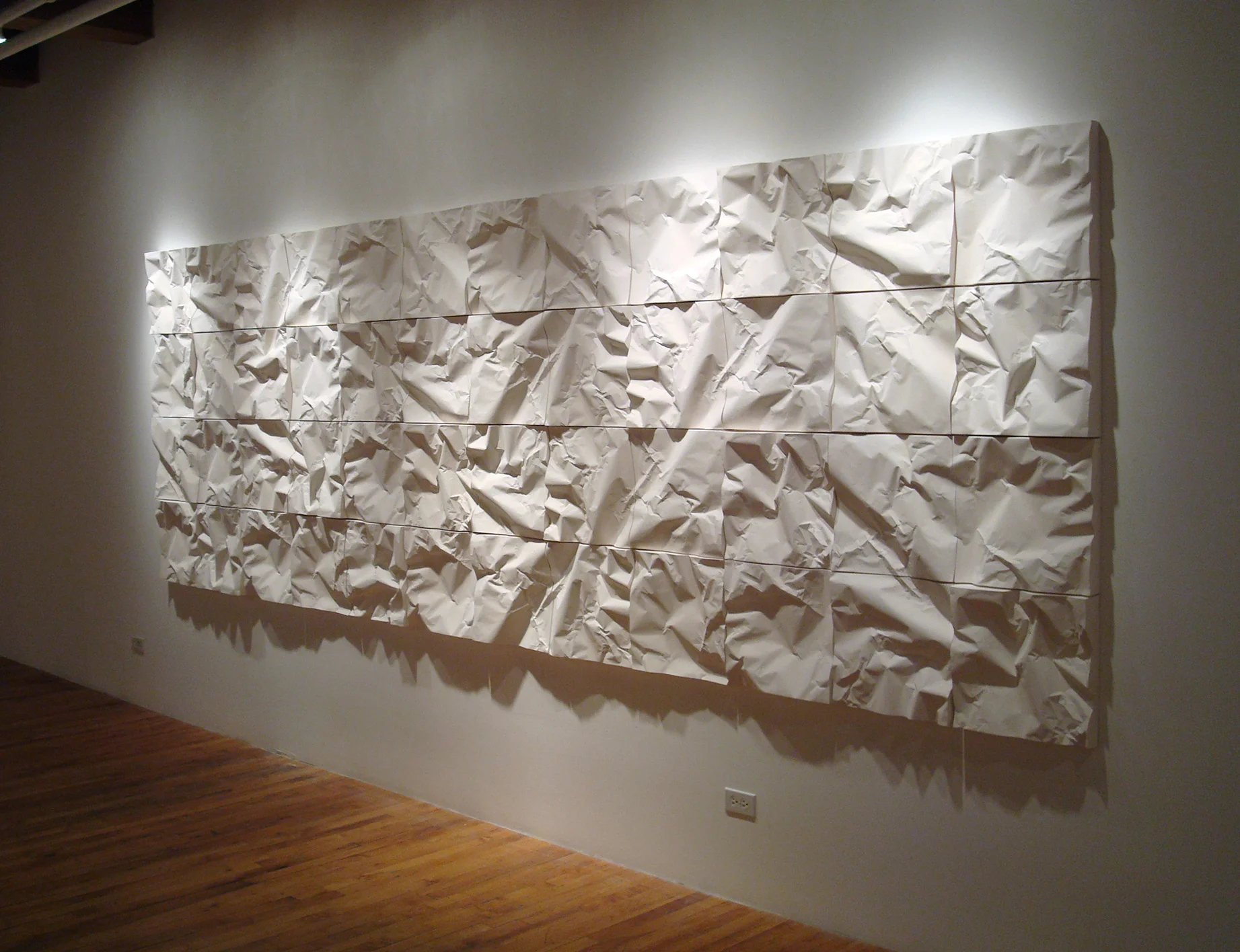 Cast porcelain, 45 x 105 x 4”, 2017
