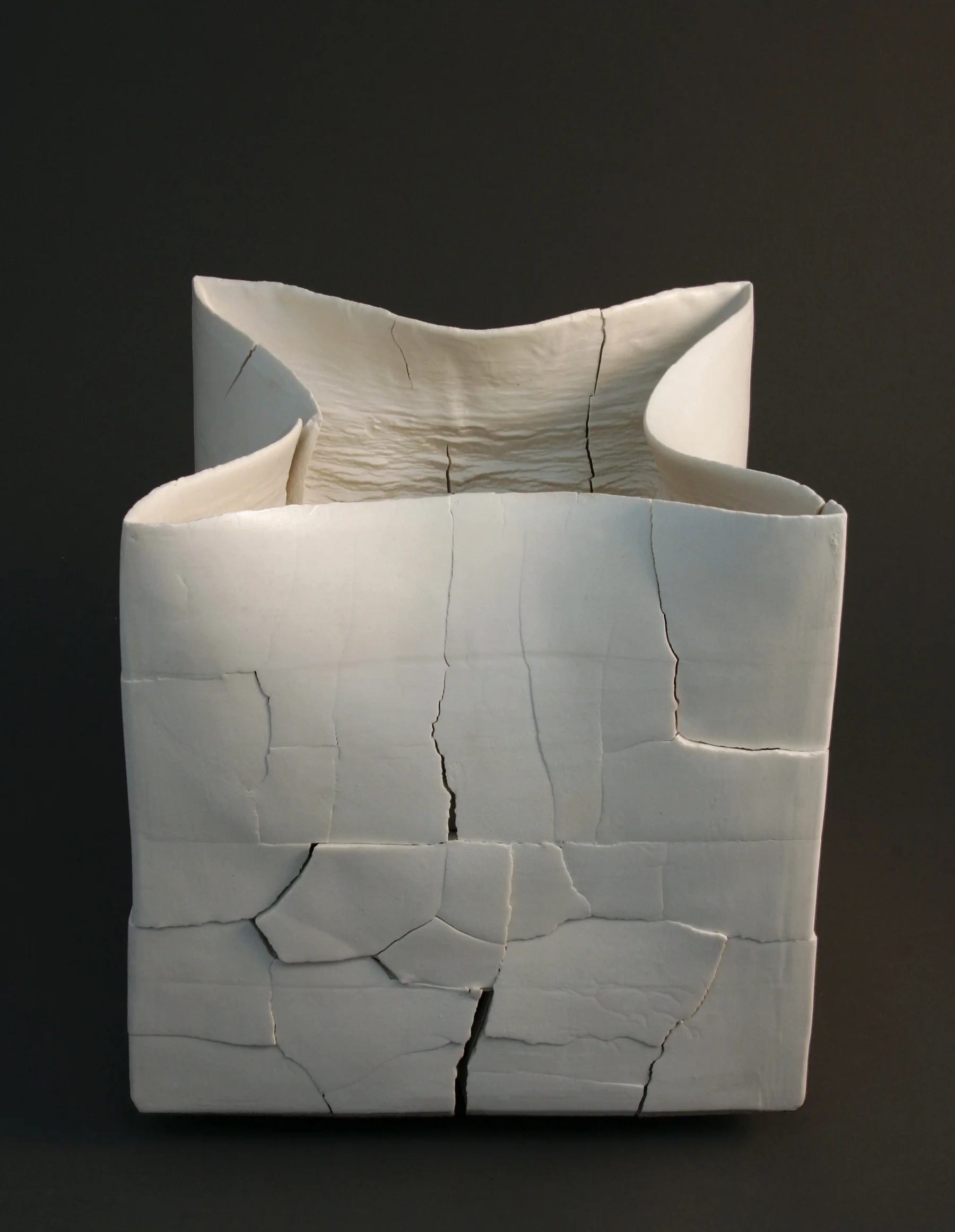 Solid-cast porcelain