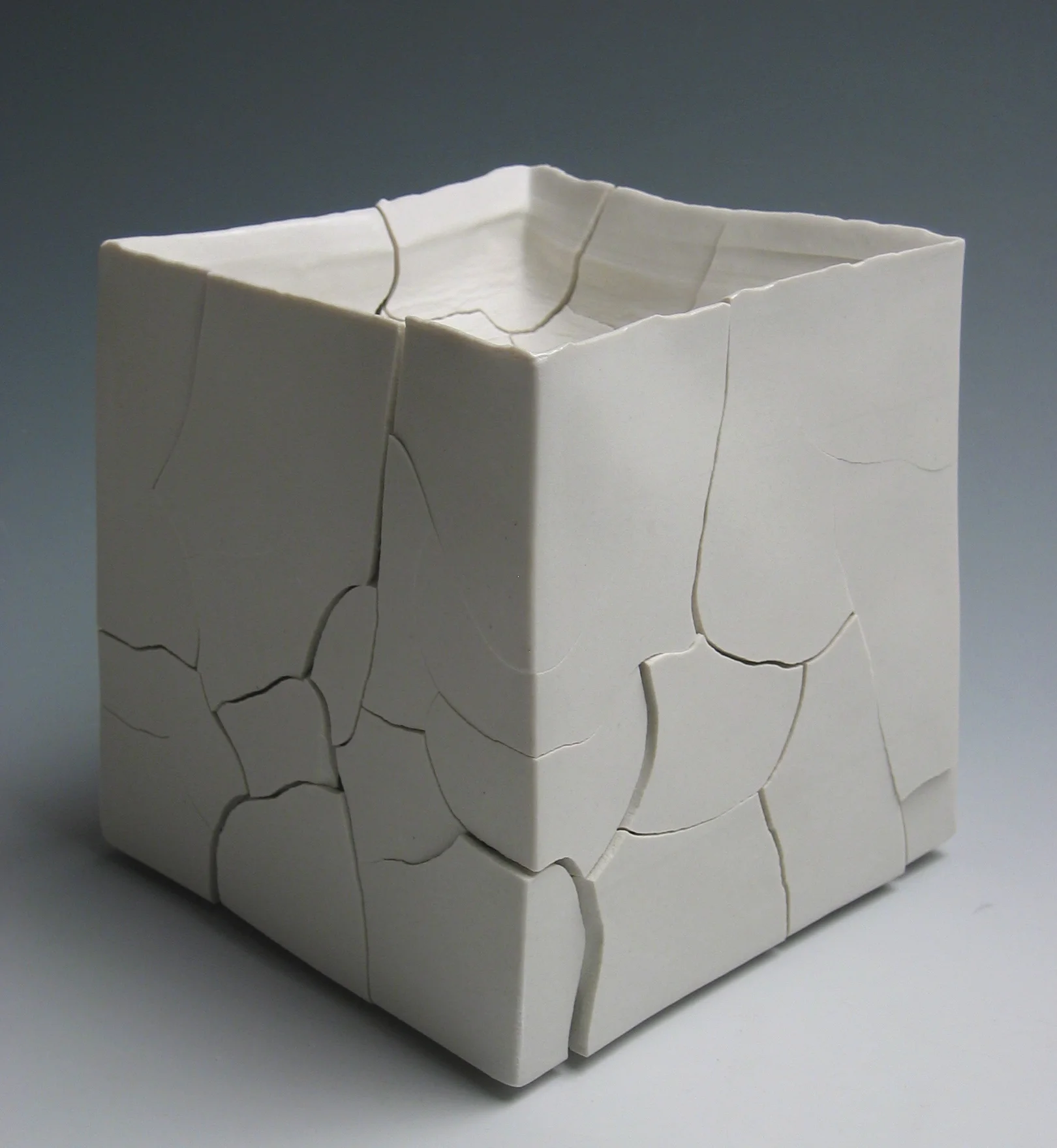 Solid-cast porcelain