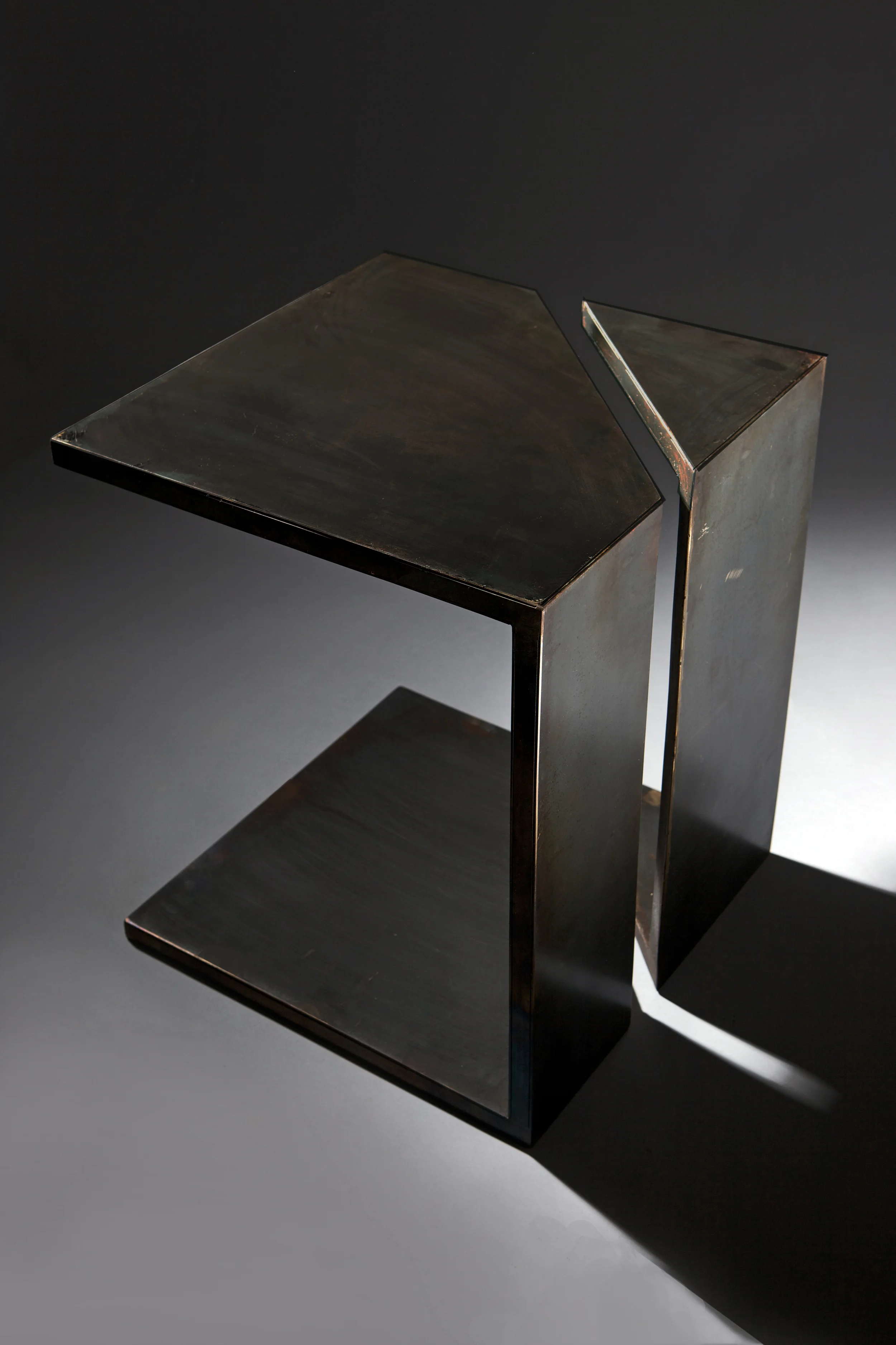  Sombra Table&nbsp;  Blackened Steel 