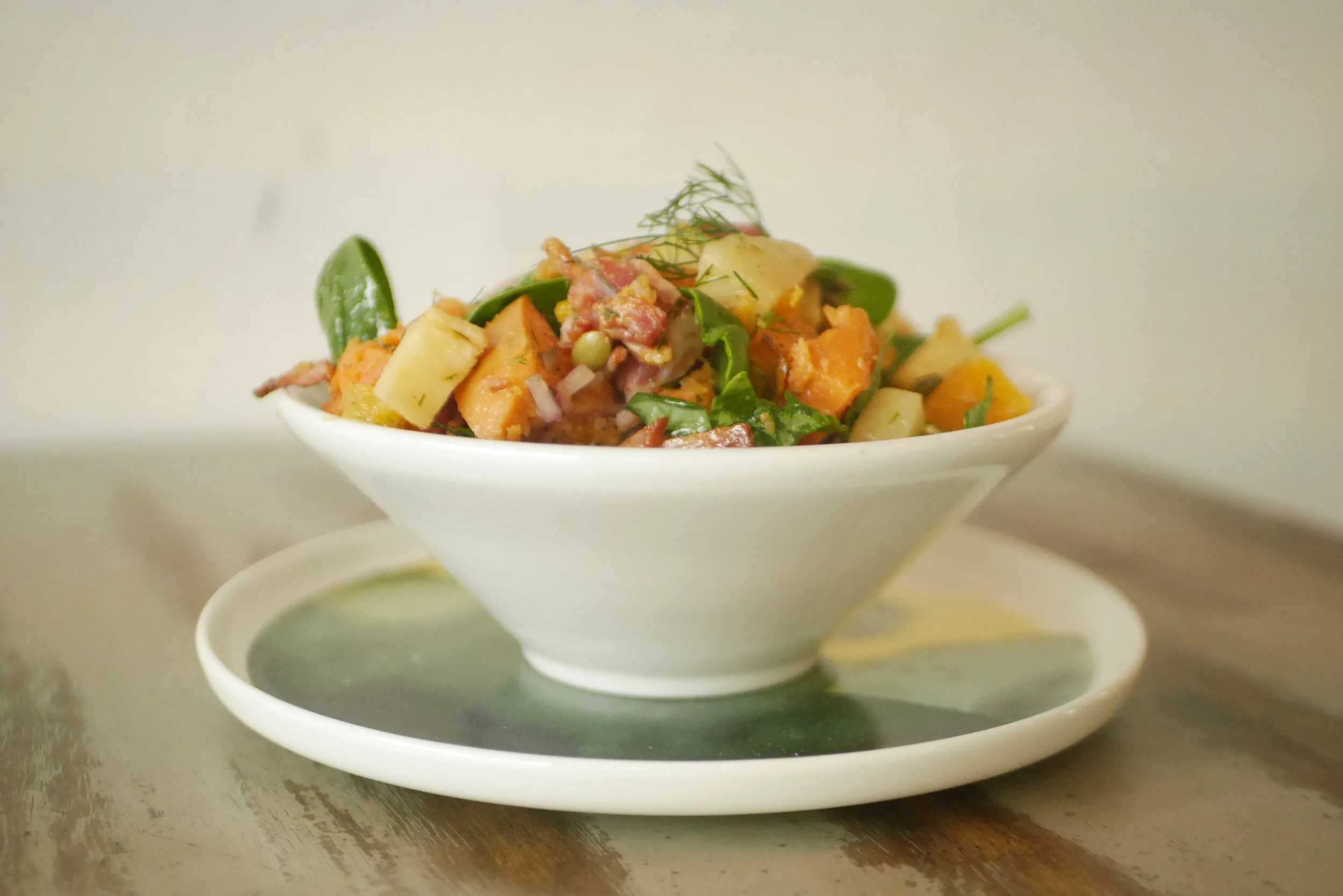 roasted vegetable & bacon salad.JPG