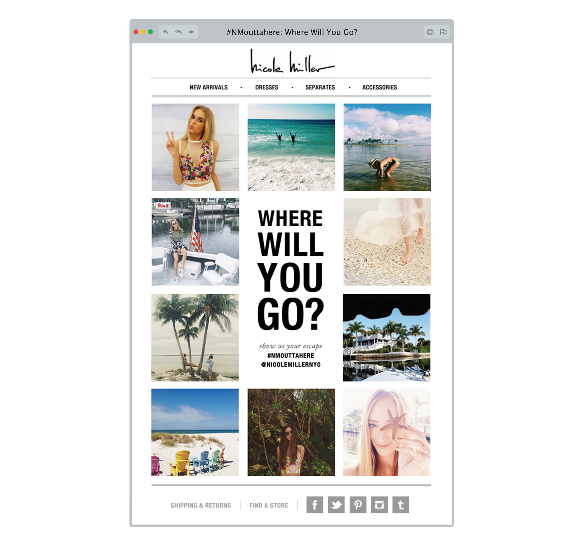 nicole miller website