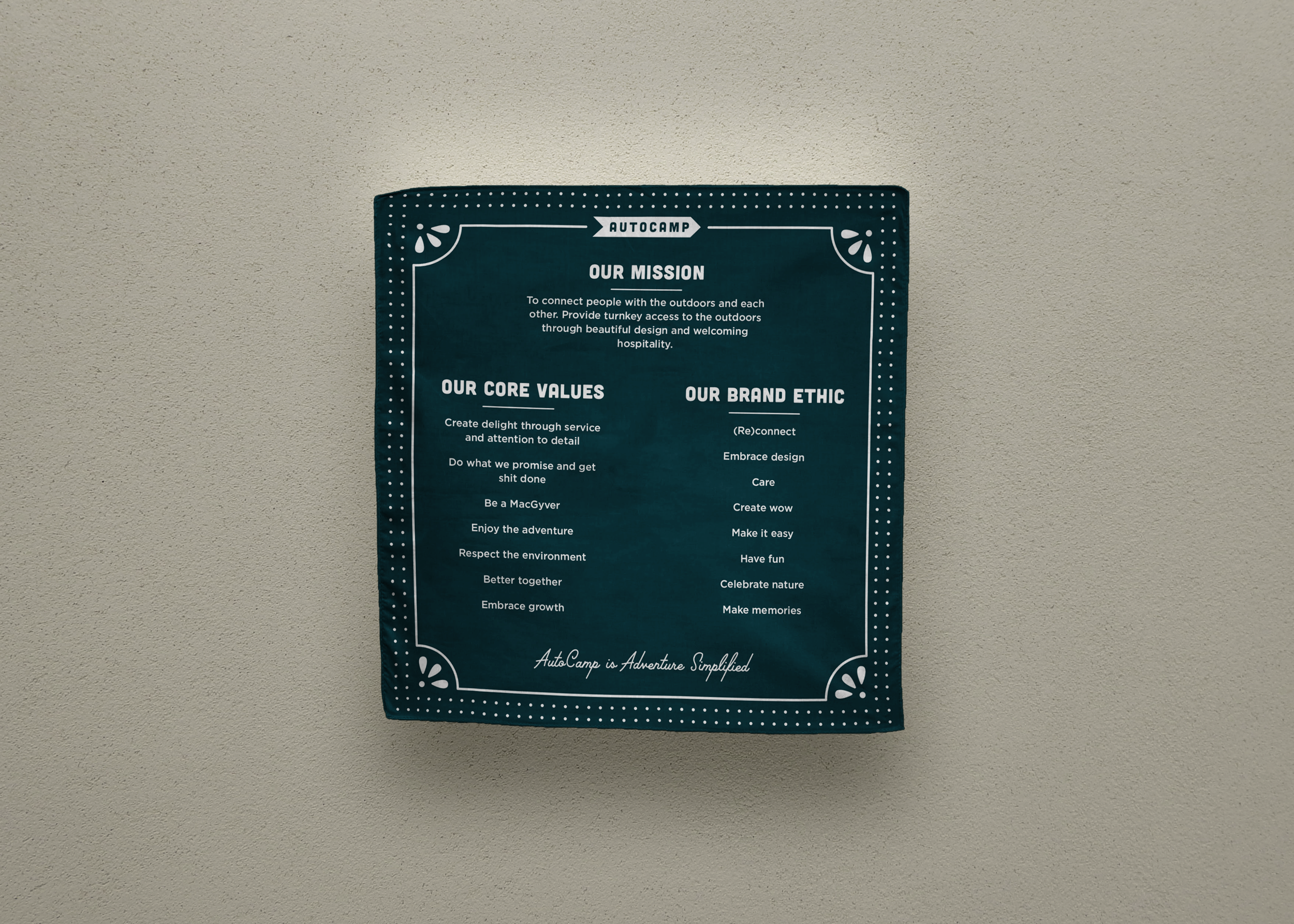  Brand values bandana 