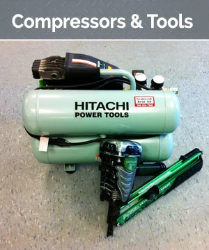 We have a broad range of small and large compressors. Our selection of assorted air tools to complete several indoor and outdoor jobs is significant. The tools vary in capacity, portability, and operation.