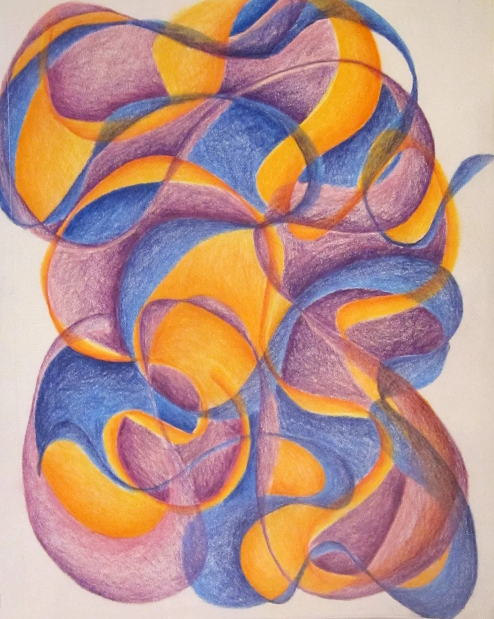  Coloured Lines, 2014  Julian Baslyk  Colour pencil 