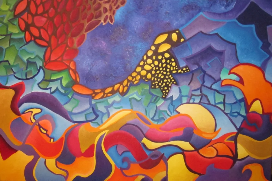  Julian Baslyk  Alternate Scape  Oil on canvas  24x36”  SOLD 