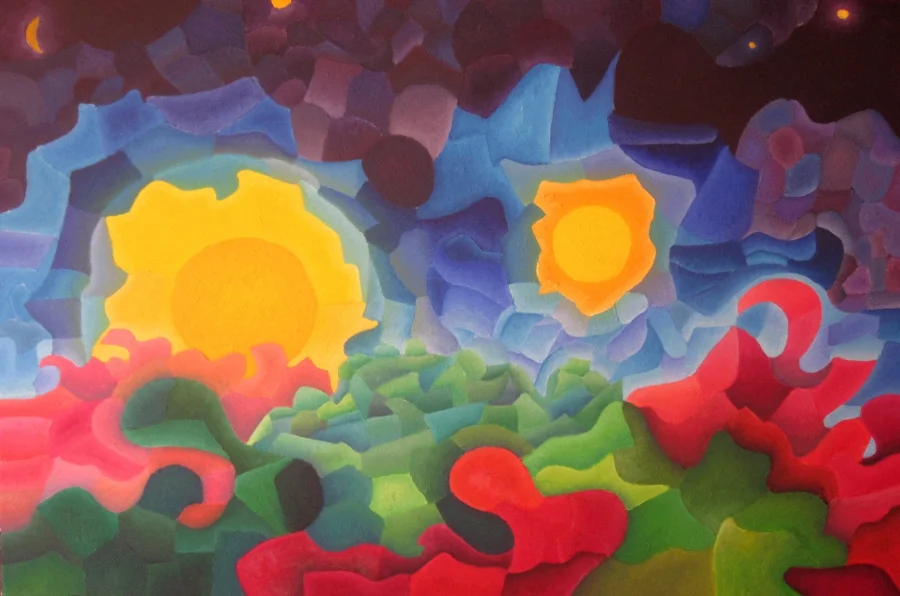  Julian Baslyk  A Distant Reality  Oil on canvas   24x36”  SOLD 