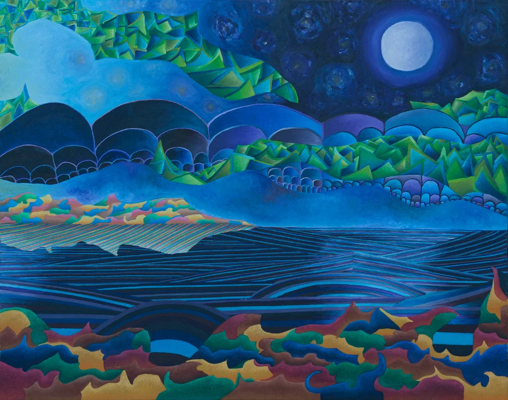 Star Lit Night, 2015 Oil on canvas 24x30