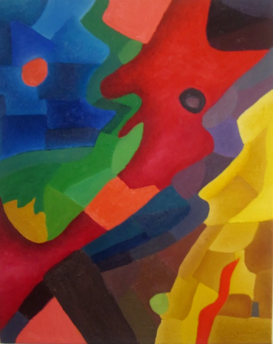   Unknown Figure  Oil on canvas   20x16  SOLD 