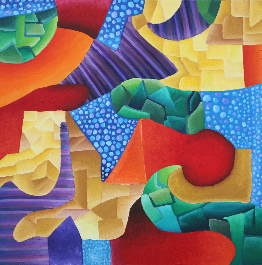 A Piece in Hand, 2013 Oil on canvas 30x30