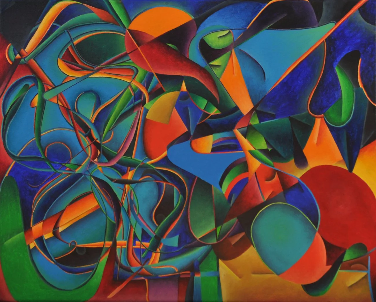  Interval Of Reflection  Acrylic on canvas  16x20”     