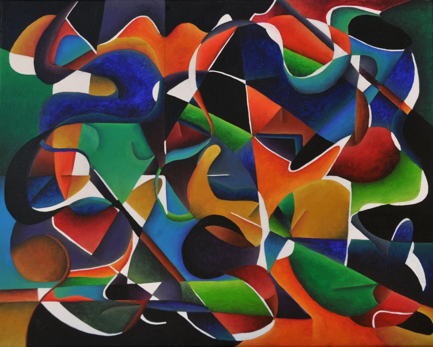  Ribbon In Hand  Acrylic on canvas  16x20”   