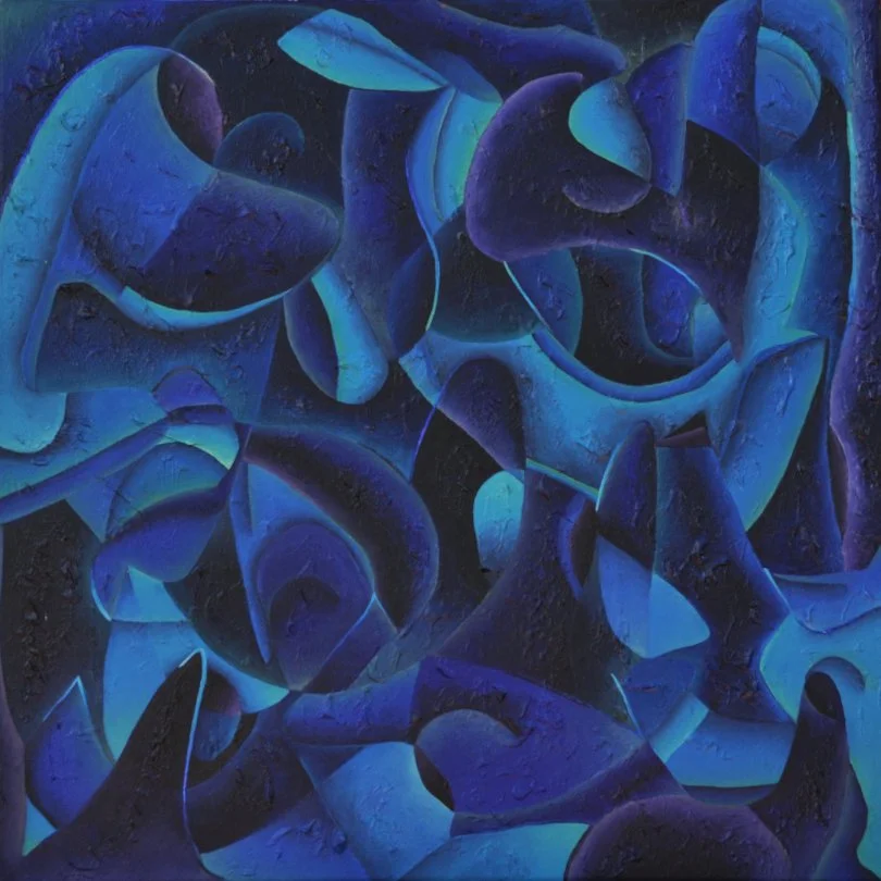  Trapper  18×18”  Acrylic on canvas 