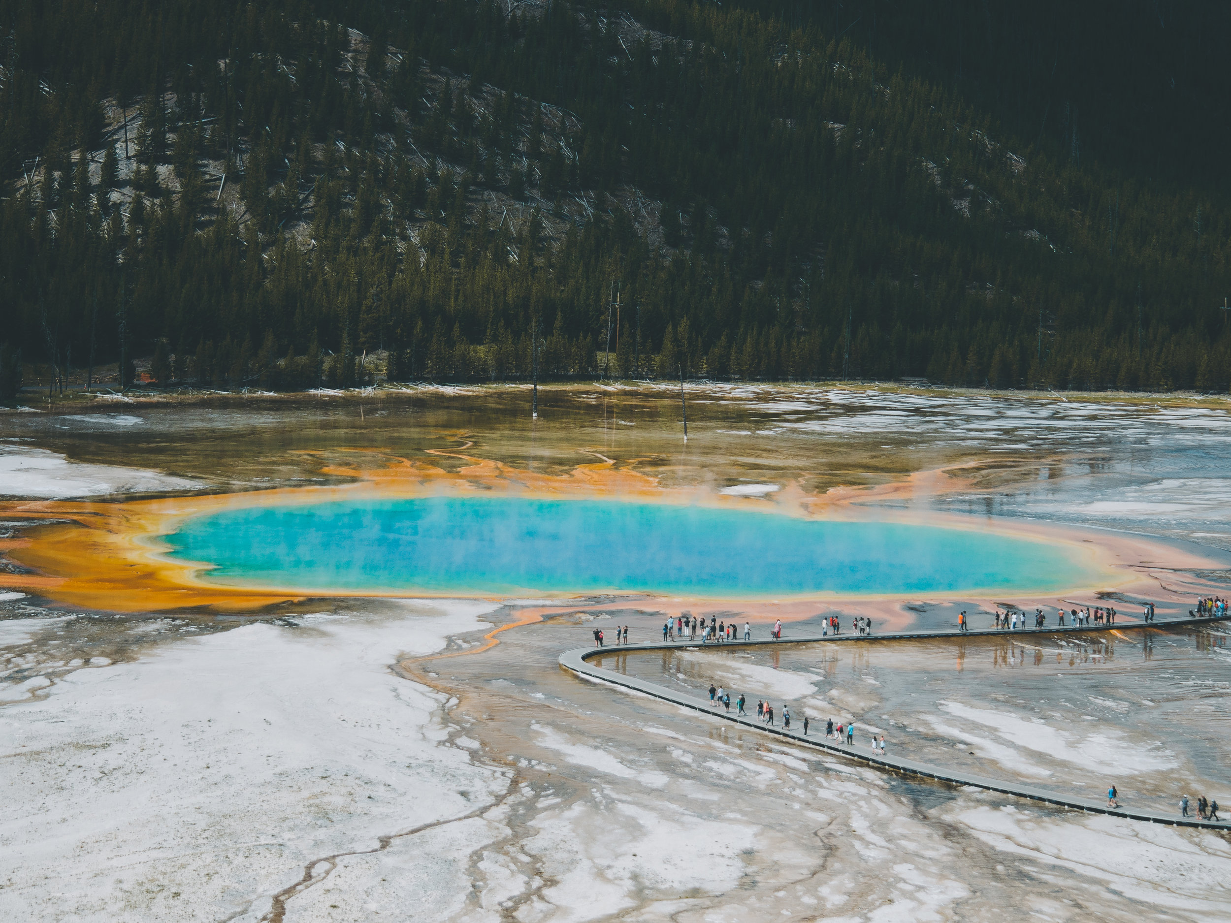 Grand Prismatic Spring, Yellowstone National Park, Wyoming