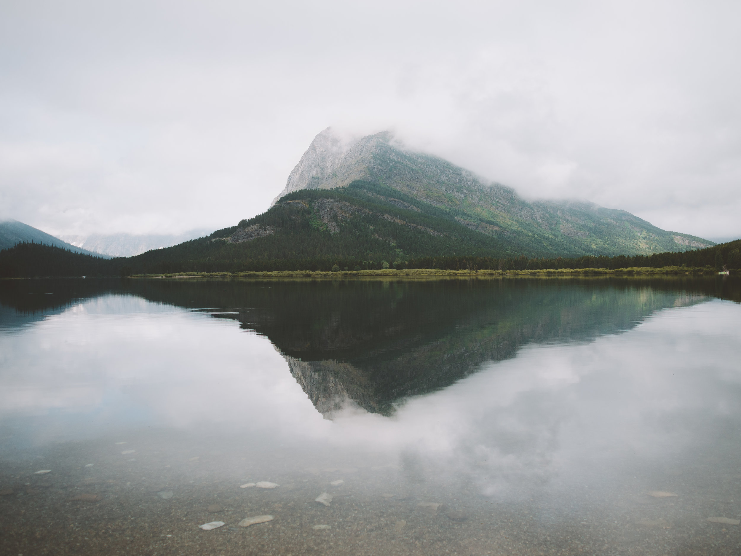 Swiftcurrent Lake, Glacier National Park, Montana