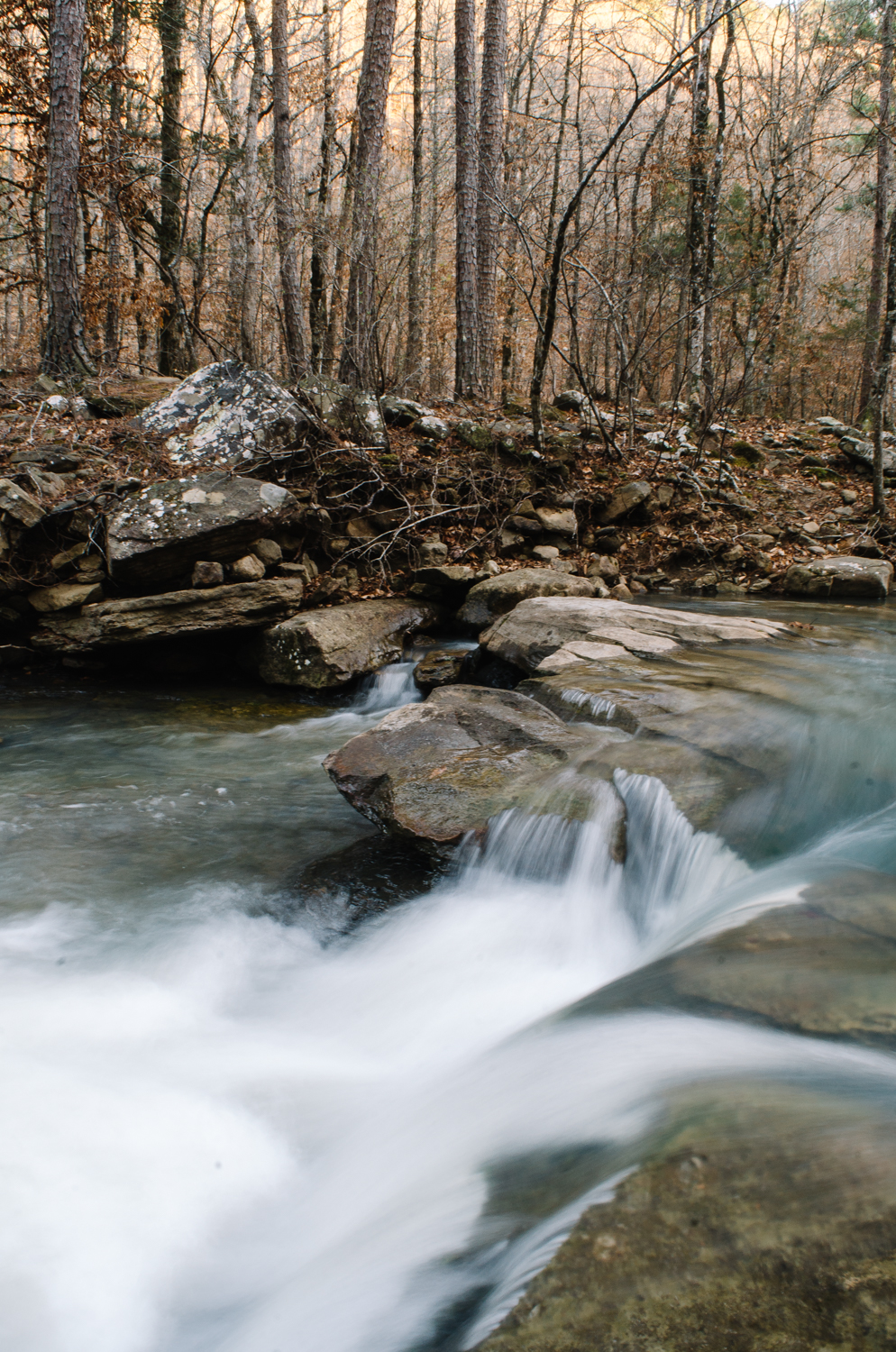 Last light at Haw Creek