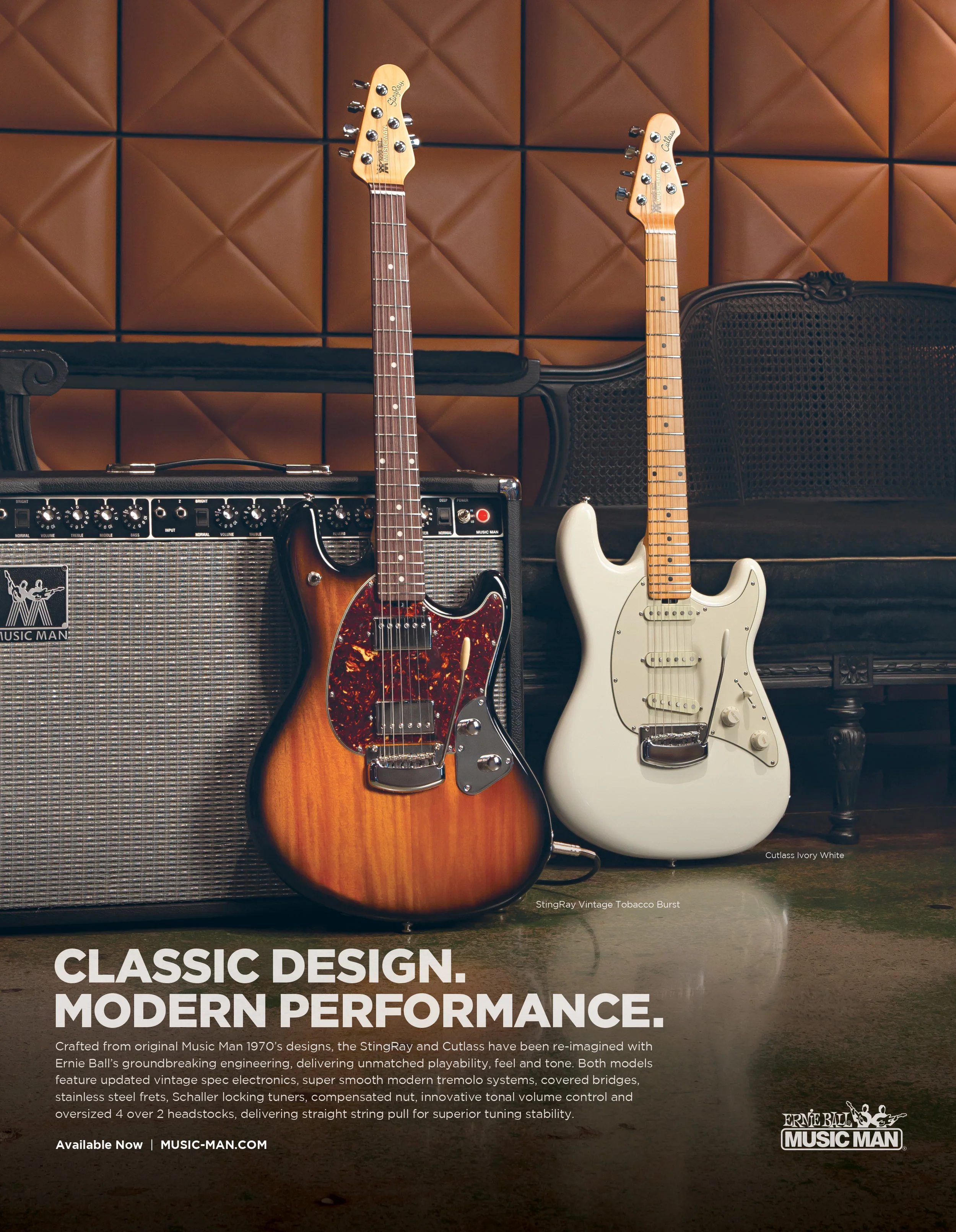 Erie Ball Music Man Modern Classic Ad