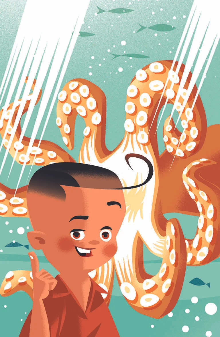Octopus at aquarium-Dean Gorissen Illustration.jpg