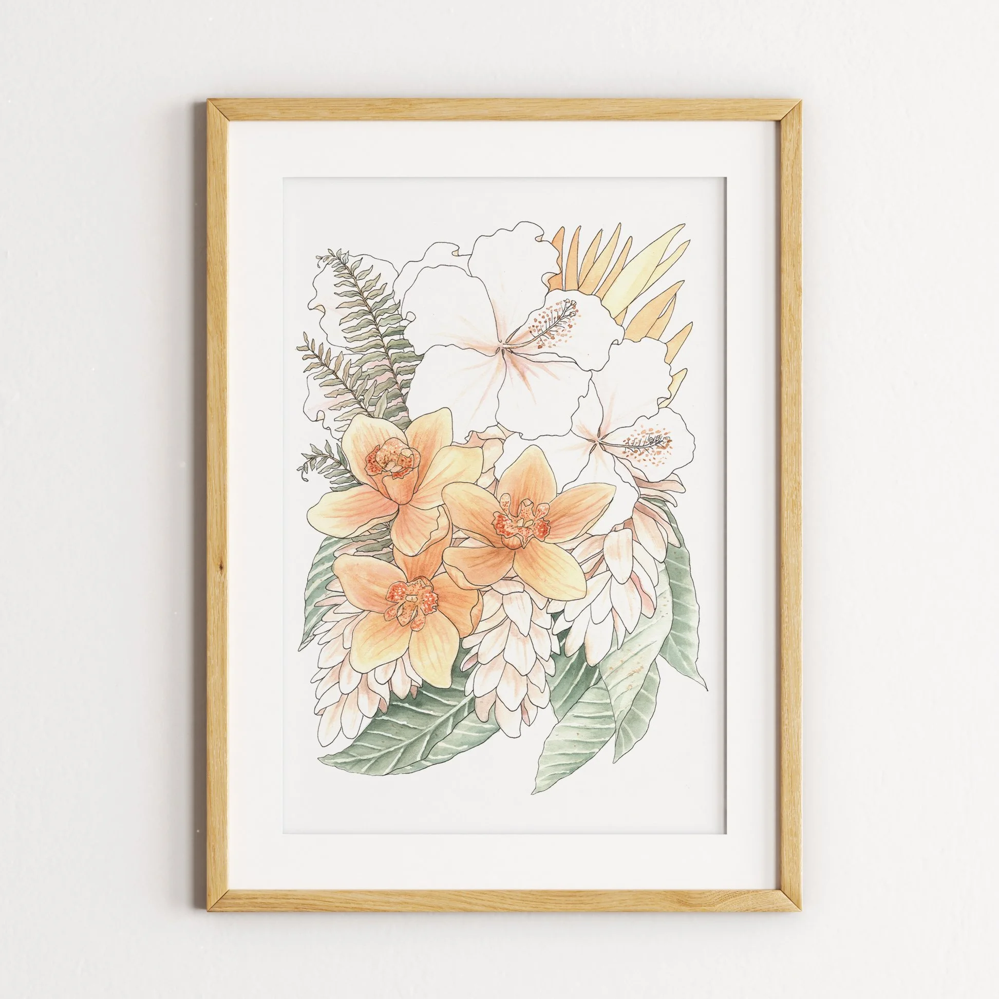 Tropical florals 1 _artwork print allured design copy 2.jpg