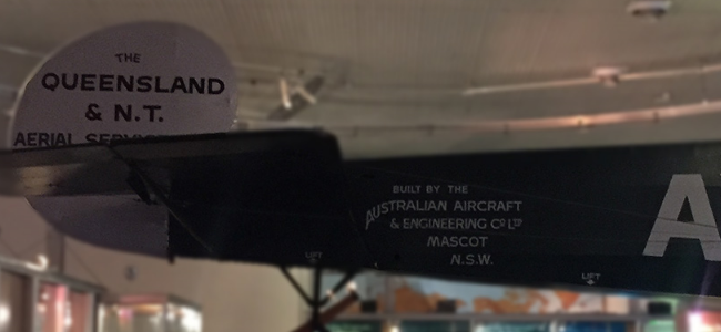 One of the first QANTAS fleet planes at the Qantas Founders Museum , Longreach. (CC)BY-SA