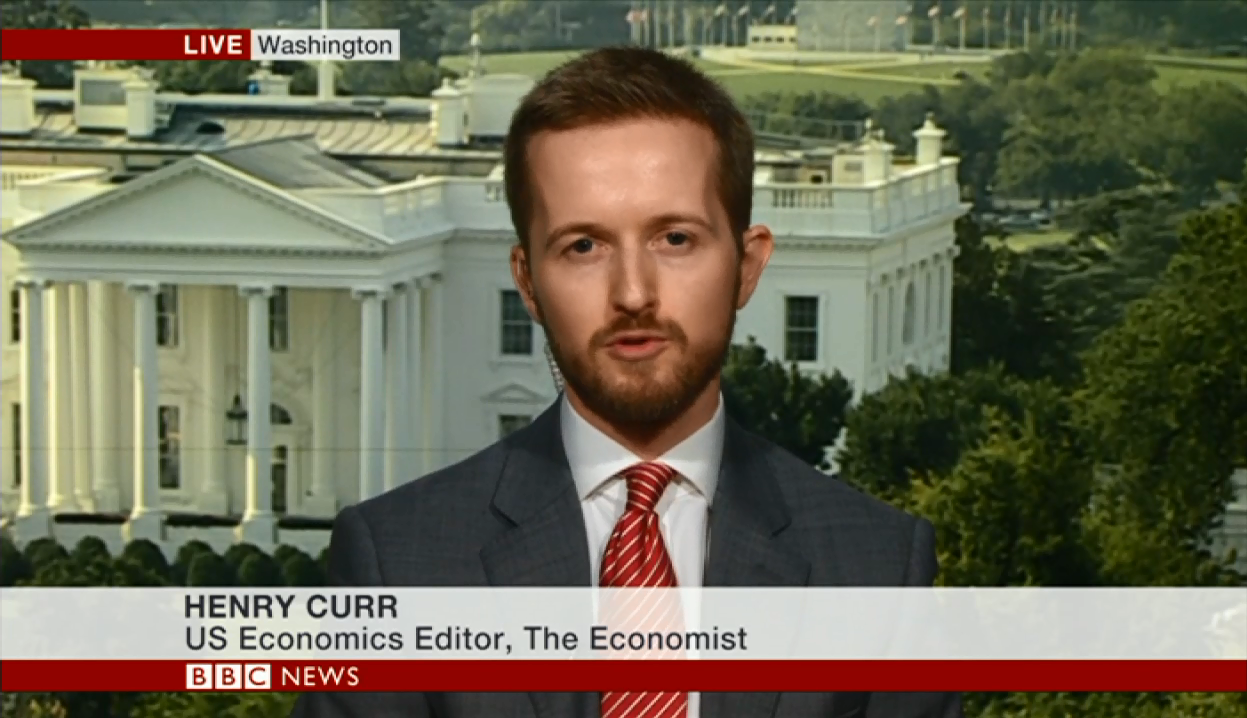  Speaking to BBC News from Washington DC 