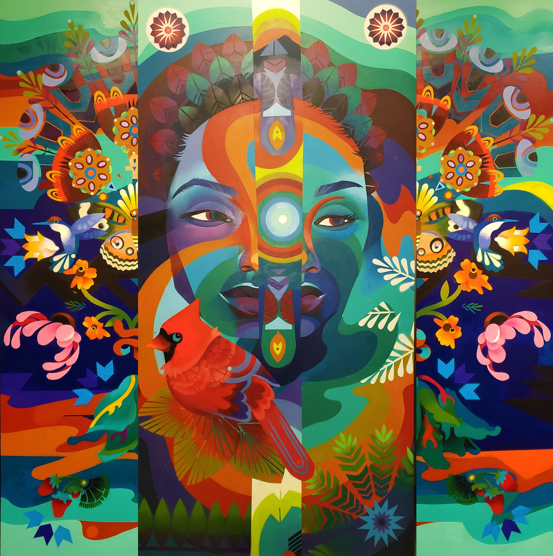 SG Atkins CDC Garden Mural