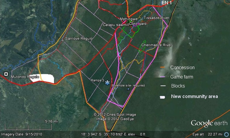 All the data captured is interrogated with satellite mapping