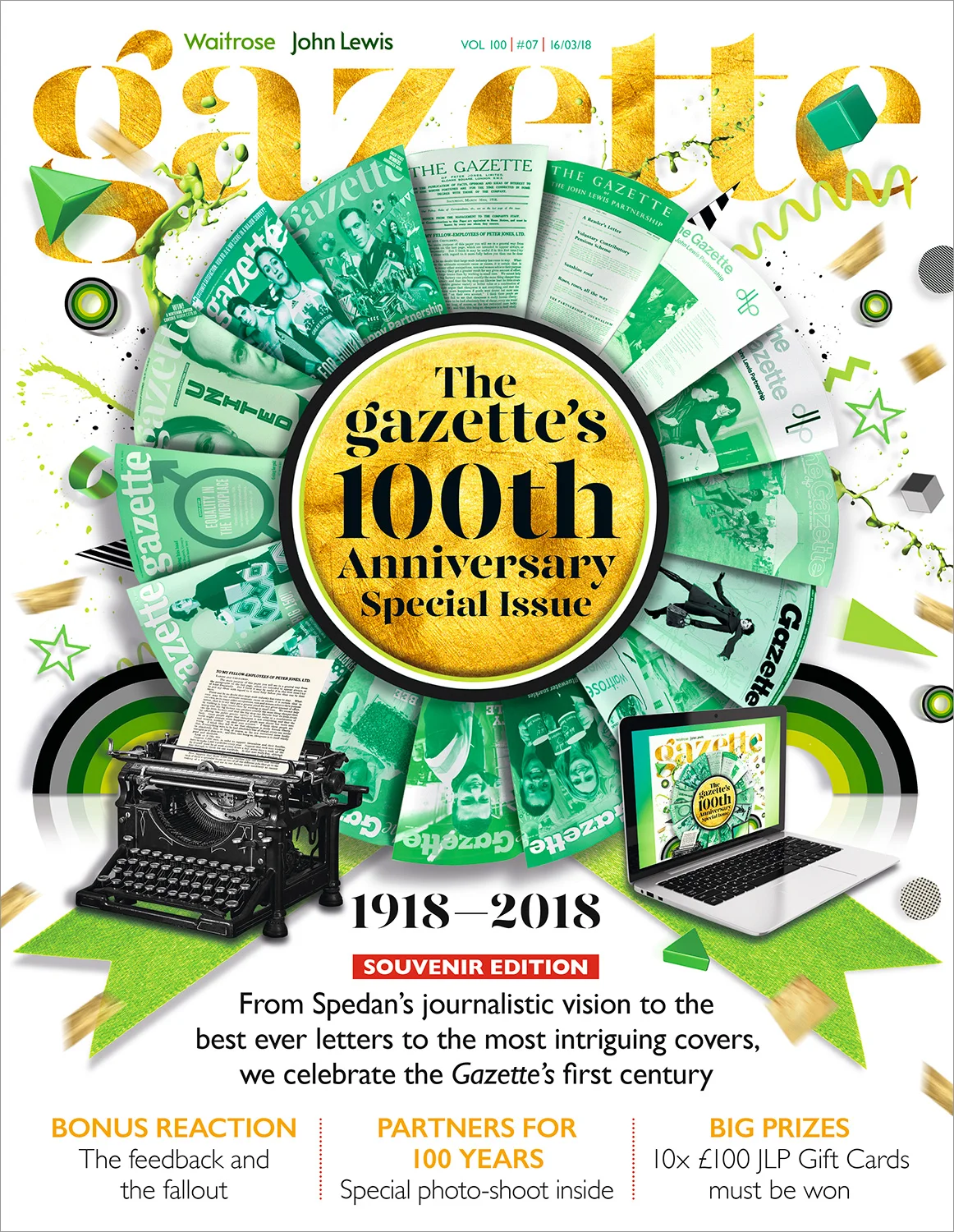 A Gazette magazine illustrated cover