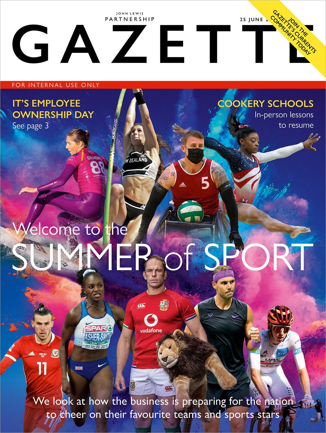 A Gazette illustrated magazine cover