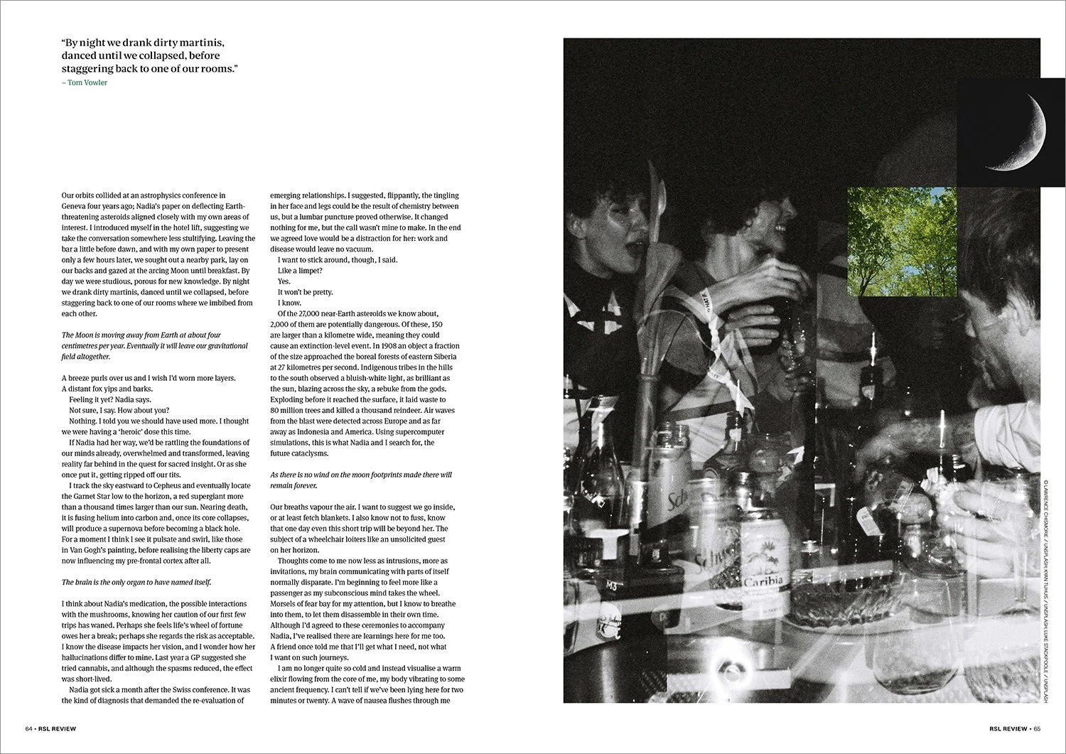 The Royal Society of Literature Review 2025, an editorial spread